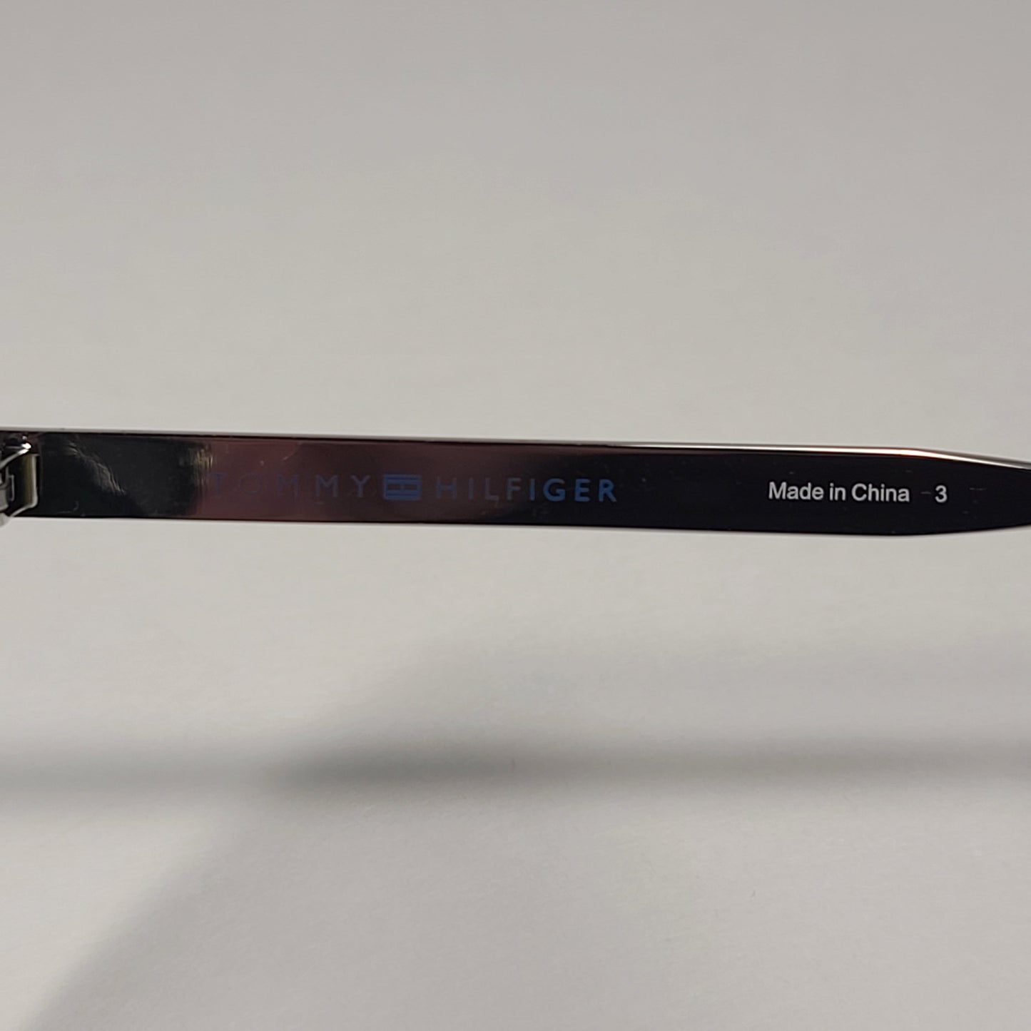 Tommy Hilfiger Gaga Cat Eye Sunglasses Silver Green Frame Smoke Gradient Lens GAGA WP OL570 - Sunglasses