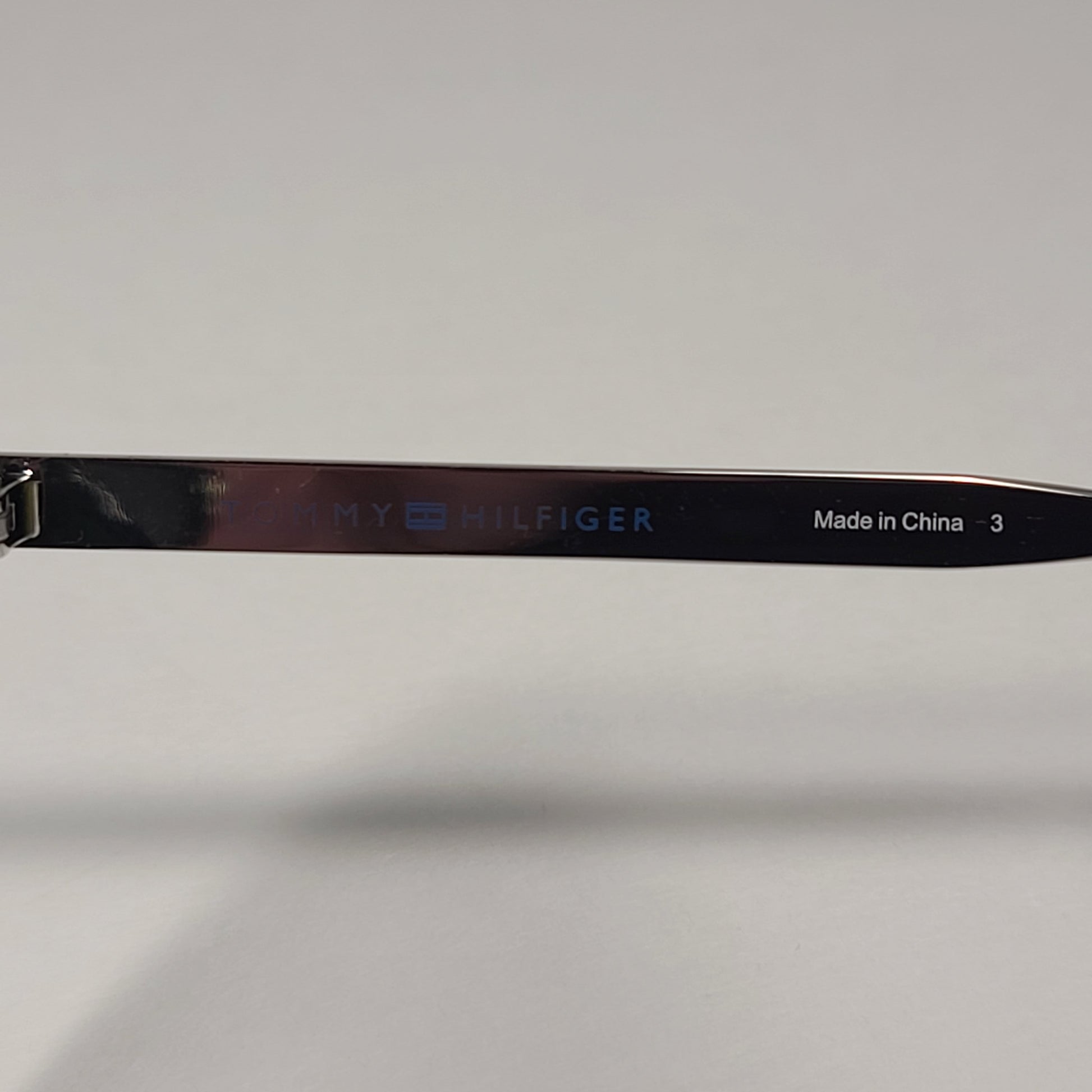 Tommy Hilfiger Gaga Cat Eye Sunglasses Silver Green Frame Smoke Gradient Lens GAGA WP OL570 - Sunglasses