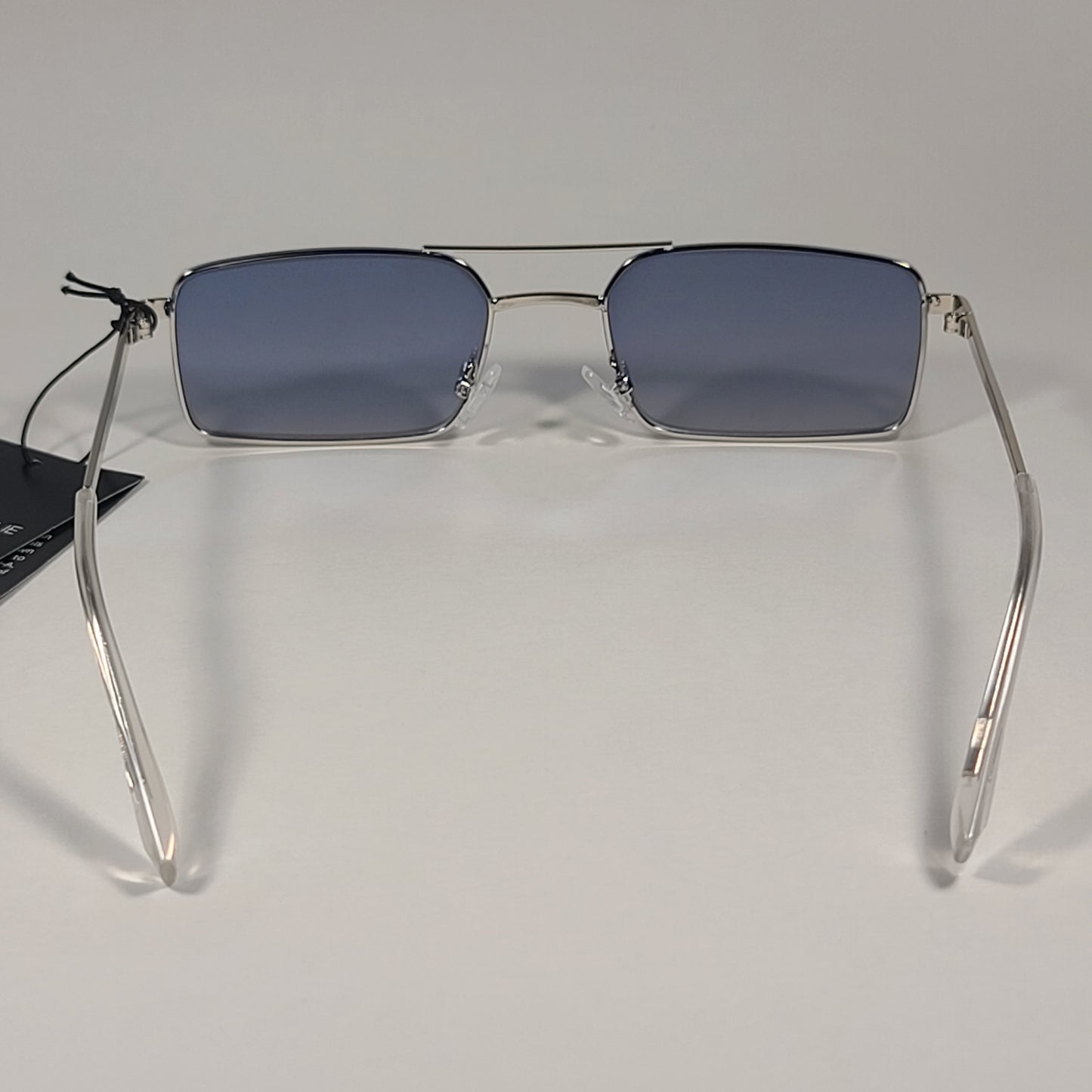 Kendall + Kylie Marlo KK4076 045 Rectangle Sunglasses Silver Frame Gray Mirror Lens - Sunglasses