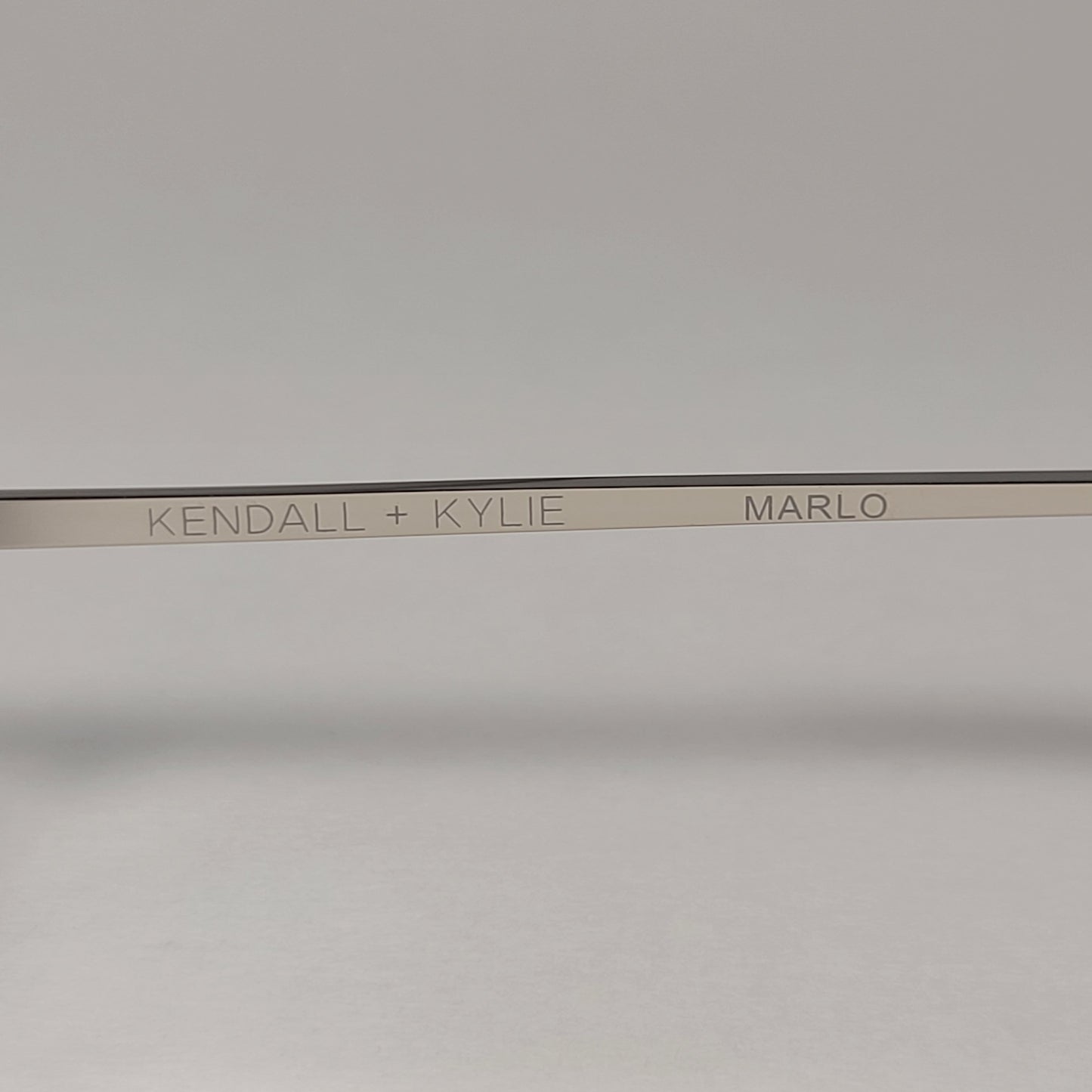 Kendall + Kylie Marlo KK4076 045 Rectangle Sunglasses Silver Frame Gray Mirror Lens - Sunglasses