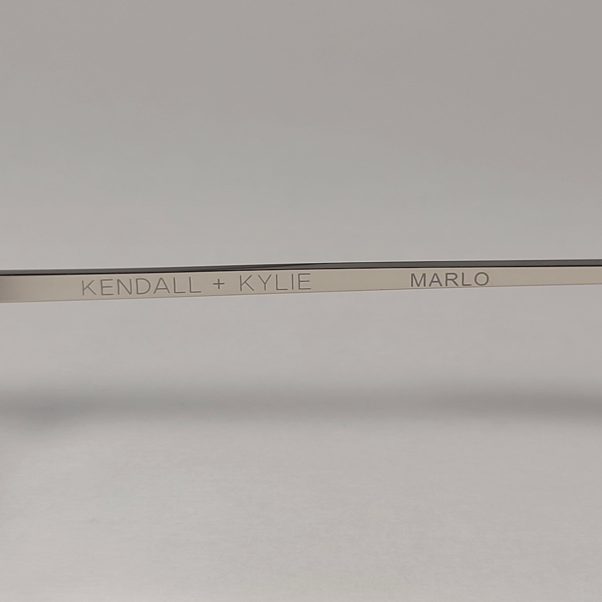 Kendall + Kylie Marlo KK4076 045 Rectangle Sunglasses Silver Frame Gray Mirror Lens - Sunglasses