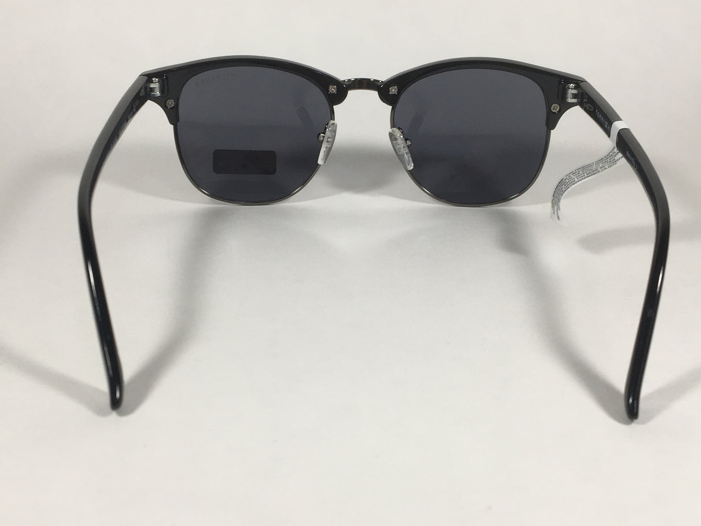 Tommy Hilfiger Bryan Square Club Sunglasses Black Gunmetal Gray Lens BRYAN MP OU107 - Sunglasses