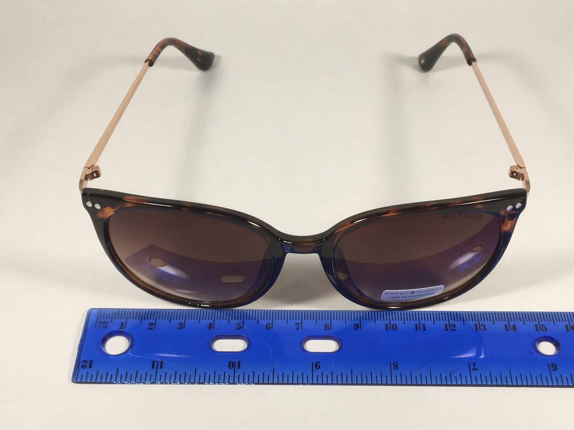 Tommy Hilfiger Bellatrix Sunglasses Brown Tortoise And Gold Frame Brown Gradient Lens BELLATRIX WP OL475 - Sunglasses