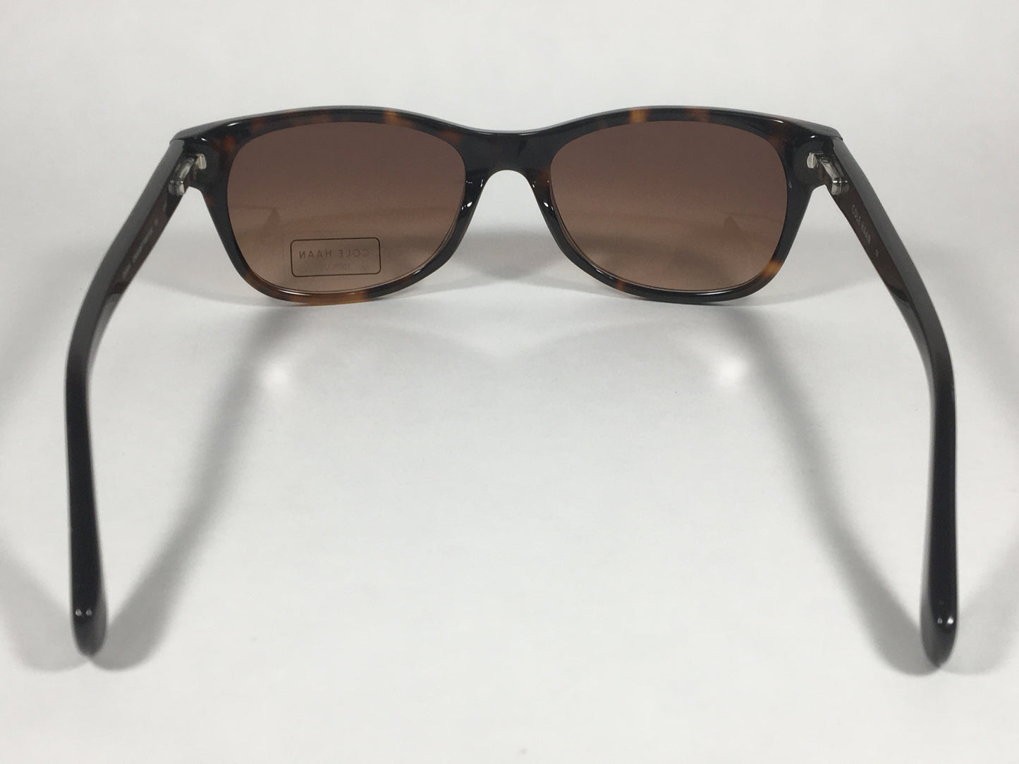 Cole Haan Designer Sunglasses Brown Tortoise Brown Gradient Lens CH7011 240 SOFT TORTOISE - Sunglasses