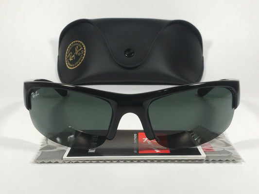 Ray-Ban Active Lifestyle Sunglasses RB4173 601/71 Sport Wrap Black Green Lens - Sunglasses