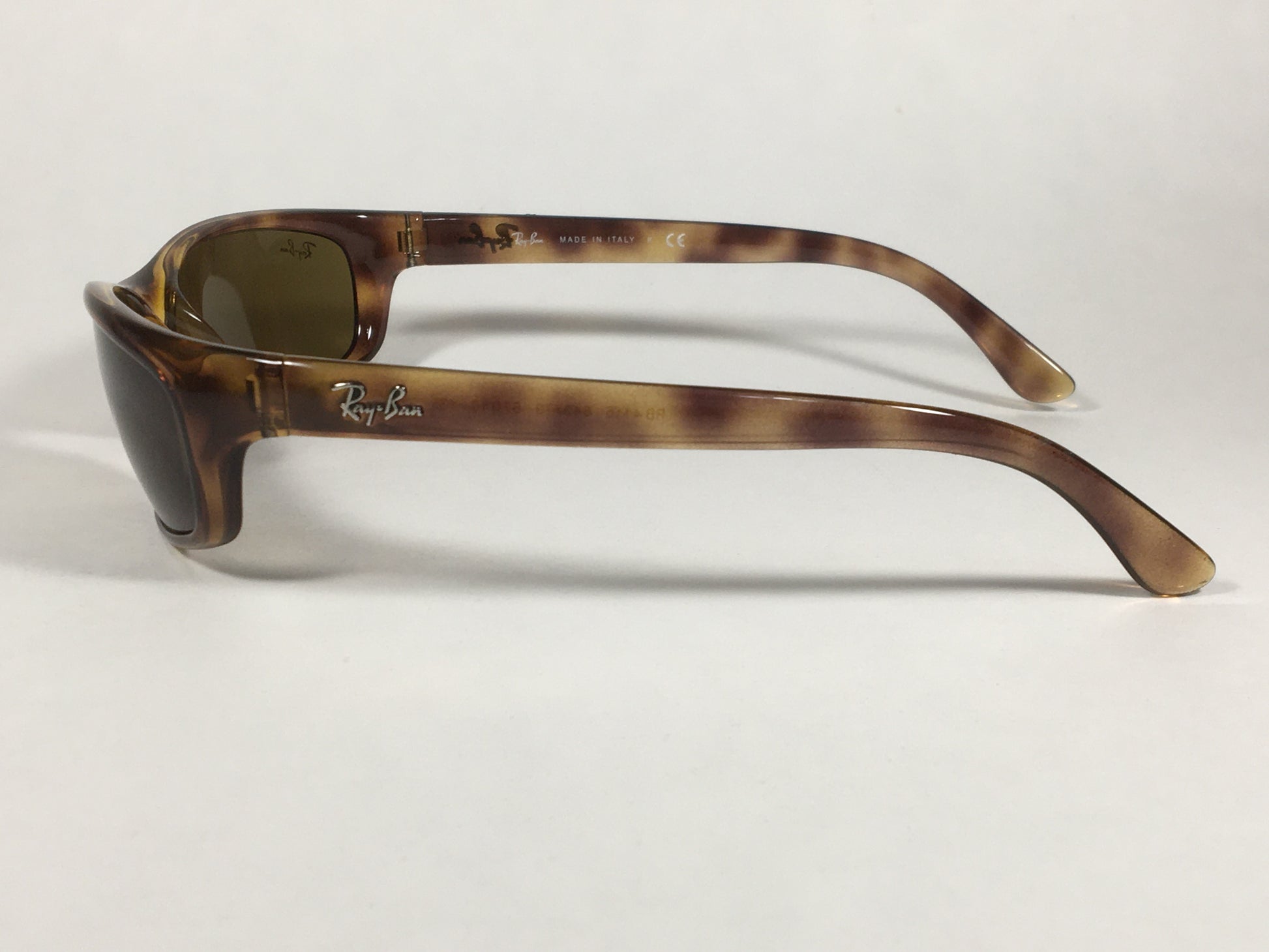 Ray-Ban Small Predator Active Lifestyle Sunglasses Brown Havana Frame Brown Lens RB4115 642/73 - Sunglasses