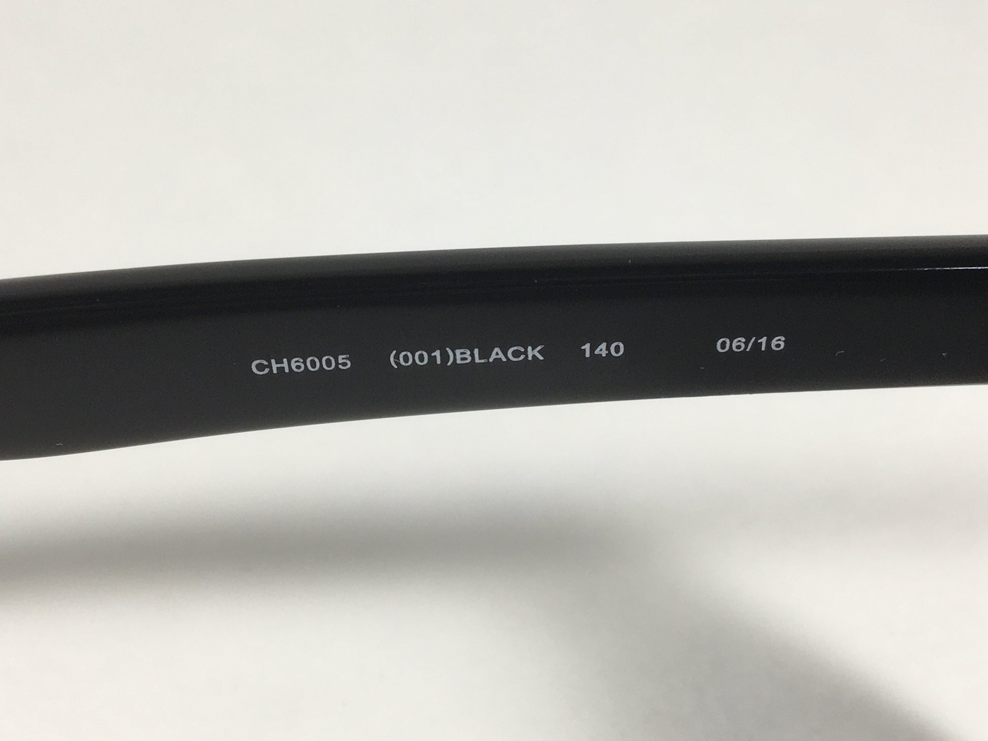 Cole Haan Square Sunglasses Shiny Black Frame Blue Gray Lens CH6005 001 BLACK - Sunglasses