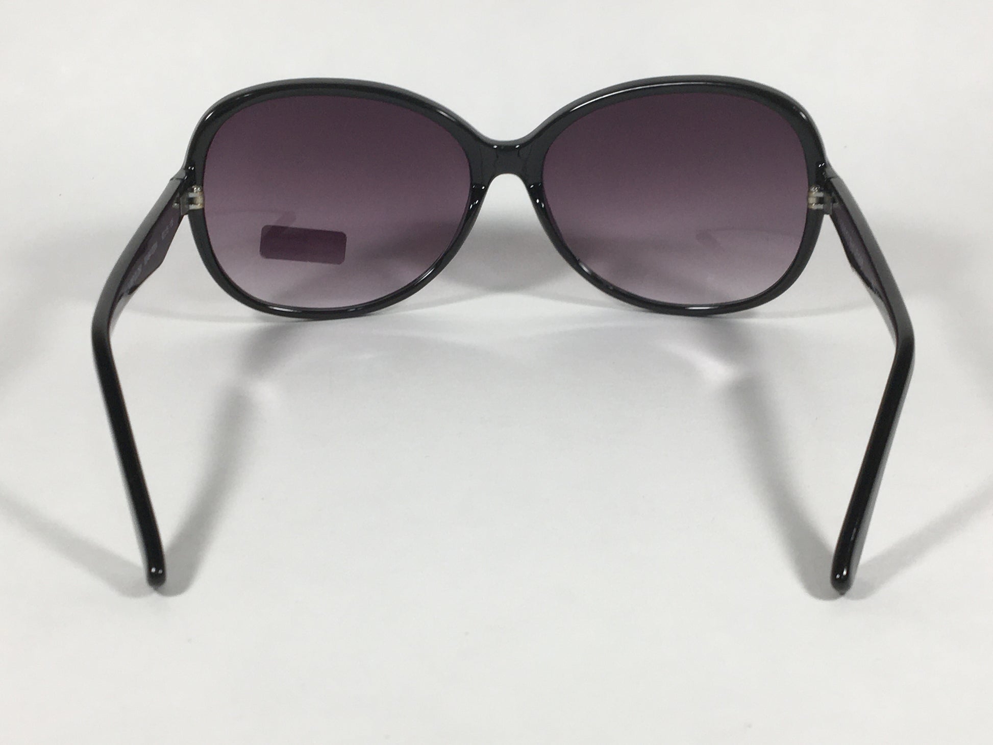 Tommy Hilfiger Camilla Oversize Oval Sunglasses Black Gloss Frame Smoke Gradient Lens CAMILLA WP OL350 - Sunglasses