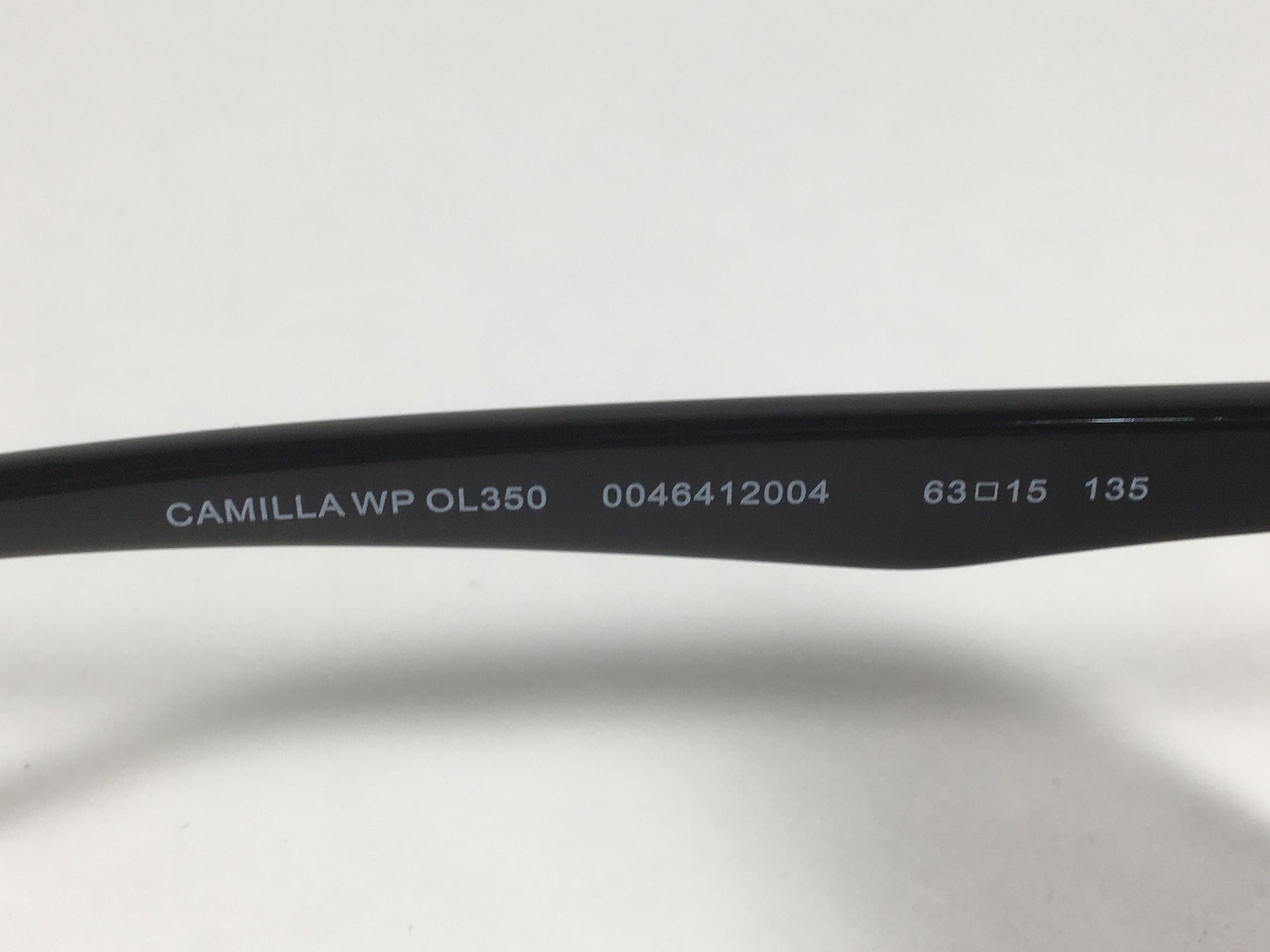 Tommy Hilfiger Camilla Oversize Oval Sunglasses Black Gloss Frame Smoke Gradient Lens CAMILLA WP OL350 - Sunglasses
