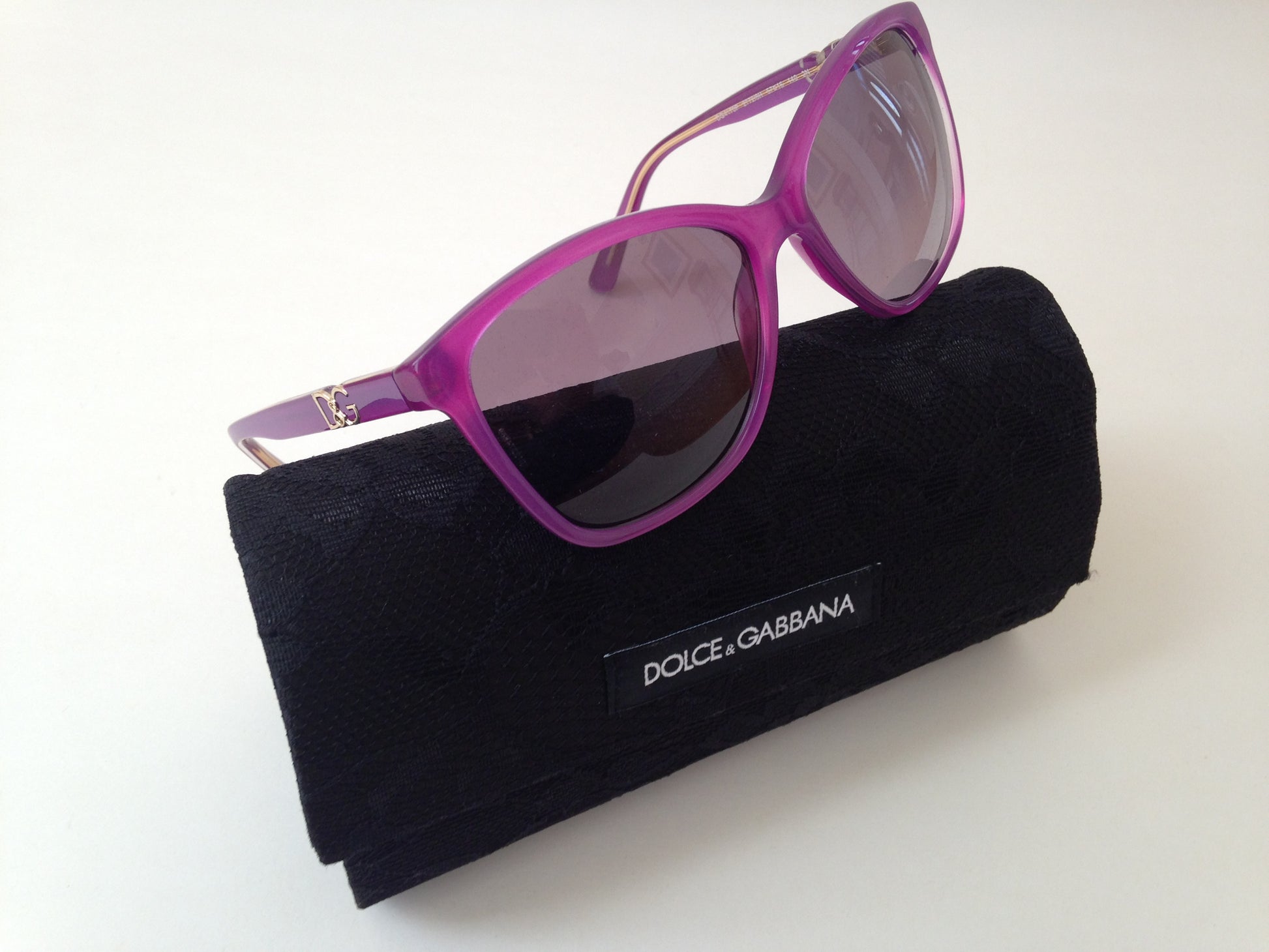 Dolce Gabbana Women’s Butterfly Sunglasses DG4170p 2772/8H Hot Pink / Purple D&G - Sunglasses