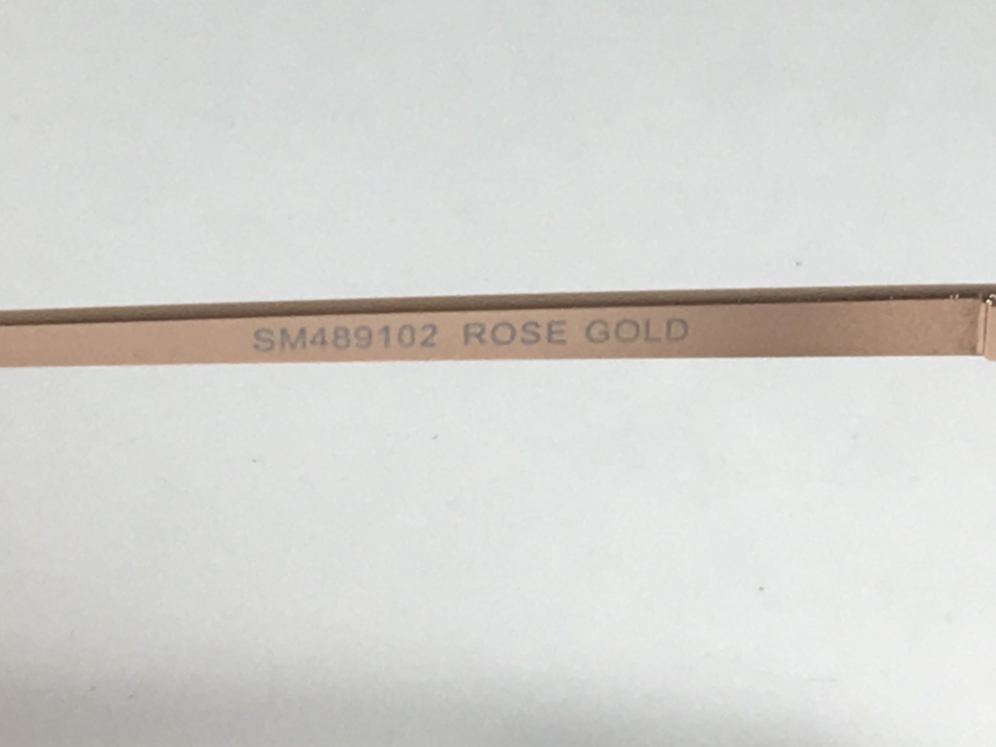 Steve Madden Cat Eye Sunglasses Brow Bar Rose Gold Metal Brown Lens Sm489102 Rsg - Sunglasses