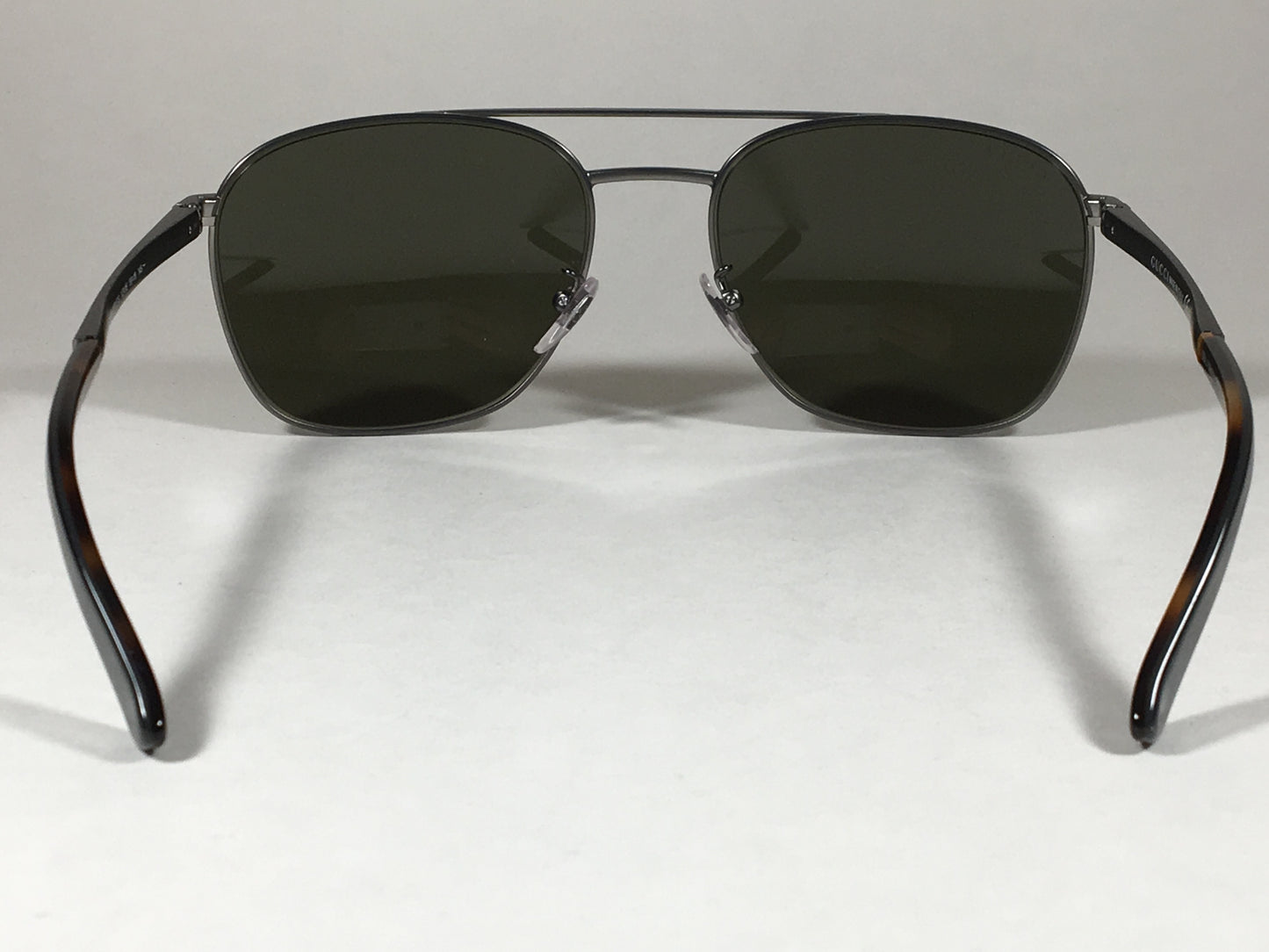 Gucci Aviator Pilot Sunglasses Dark Ruthenium Gunmetal Gray Tortoise Green Lens Gg2270/f/s Vsv1E - Sunglasses