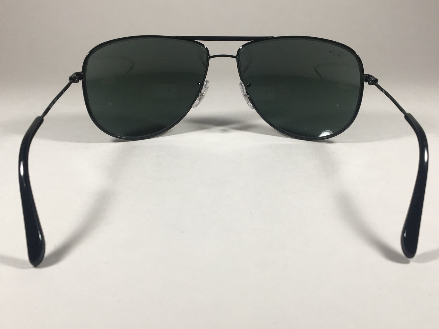 Ray-Ban Aviator Pilot Sunglasses Rb3468L 002/71 Black Metal Frame Green Large Lens 63Mm - Sunglasses