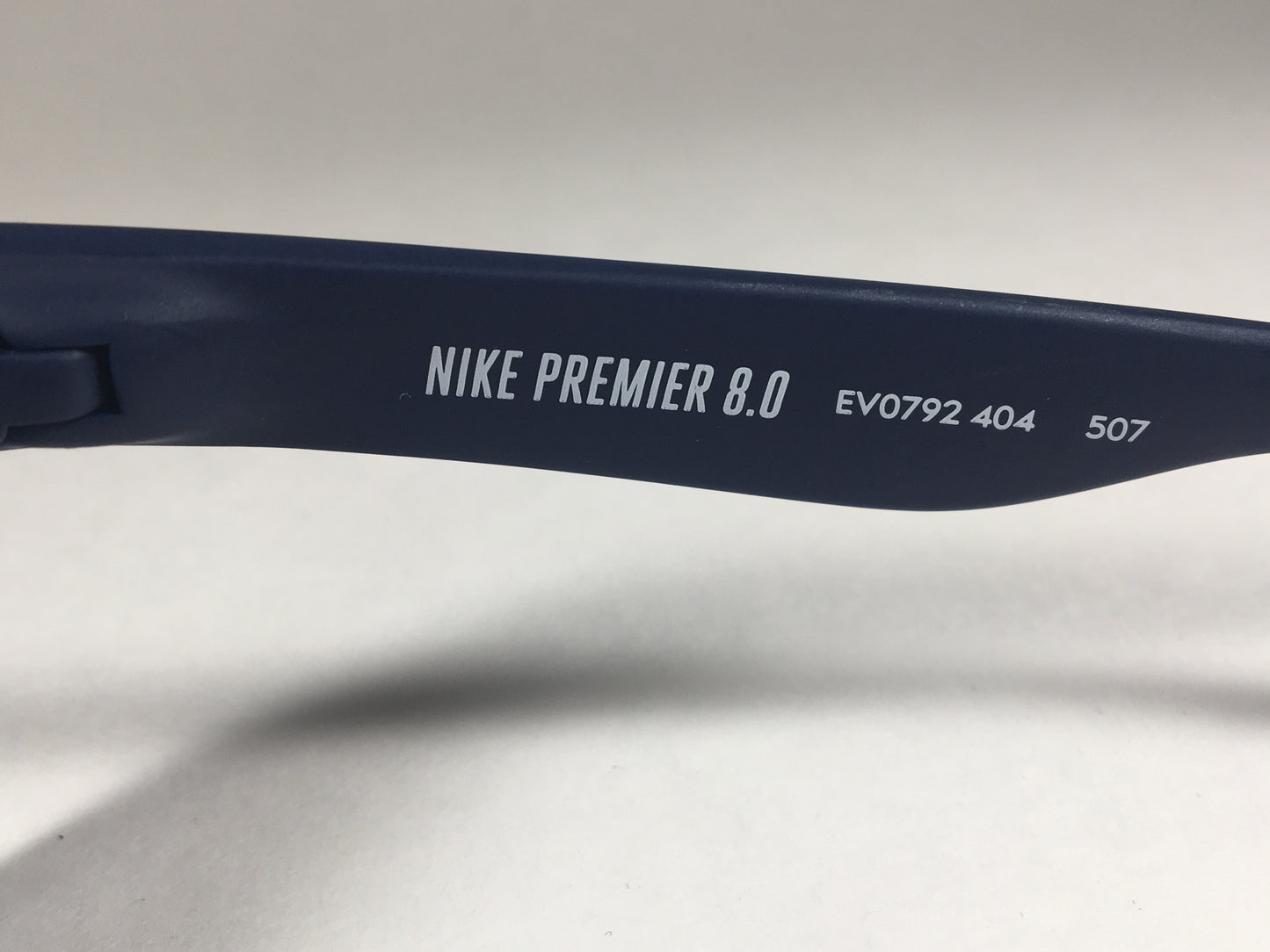 Nike Premier 8.0 Wrap Sunglasses Ev0792 Mens Dark Blue Gray Mirror Flash Lens - Sunglasses