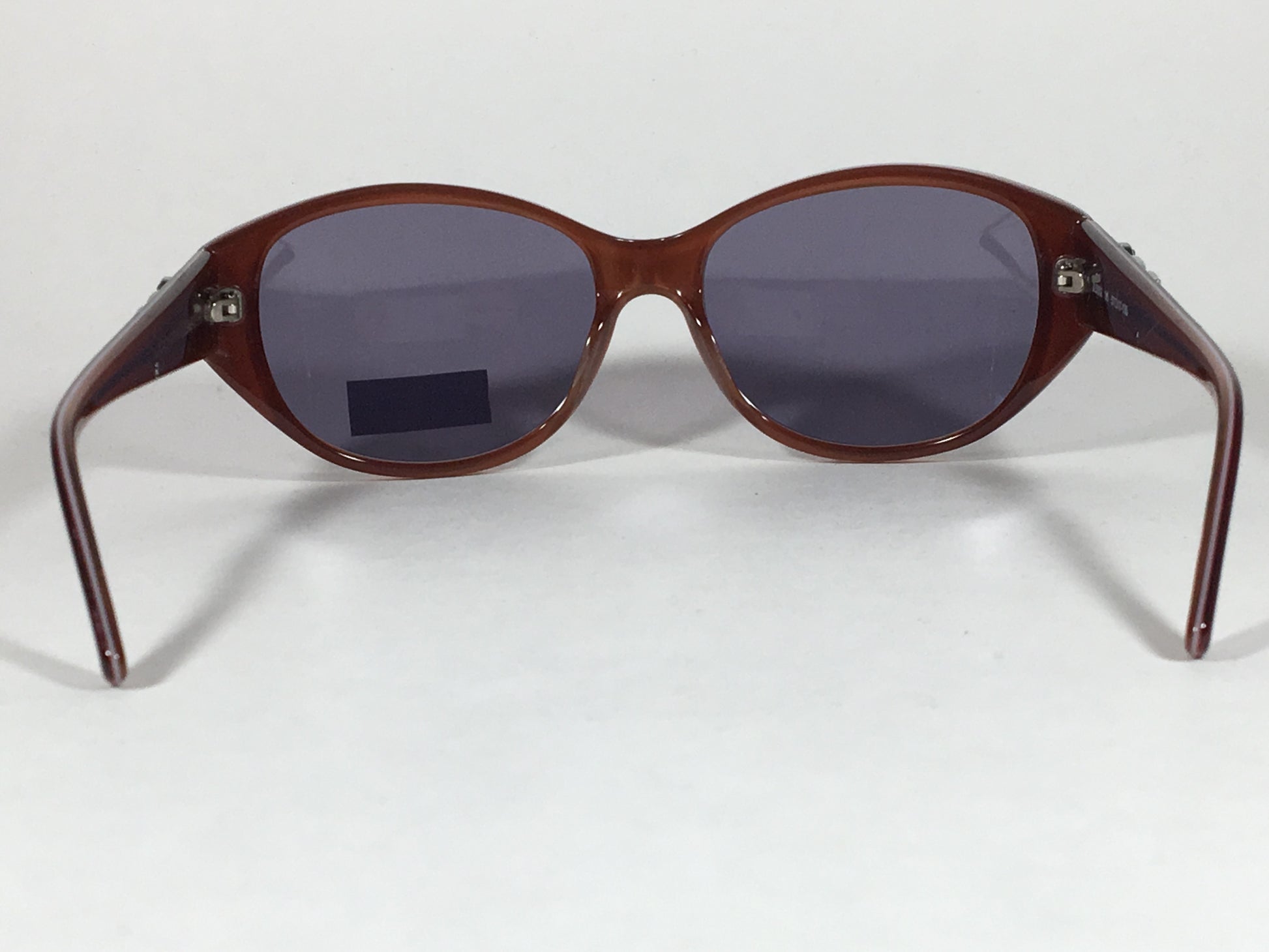 Judith Leiber Handmade Designer Sunglasses Ruby Wood Gray Lens Jl5002 06 - Sunglasses