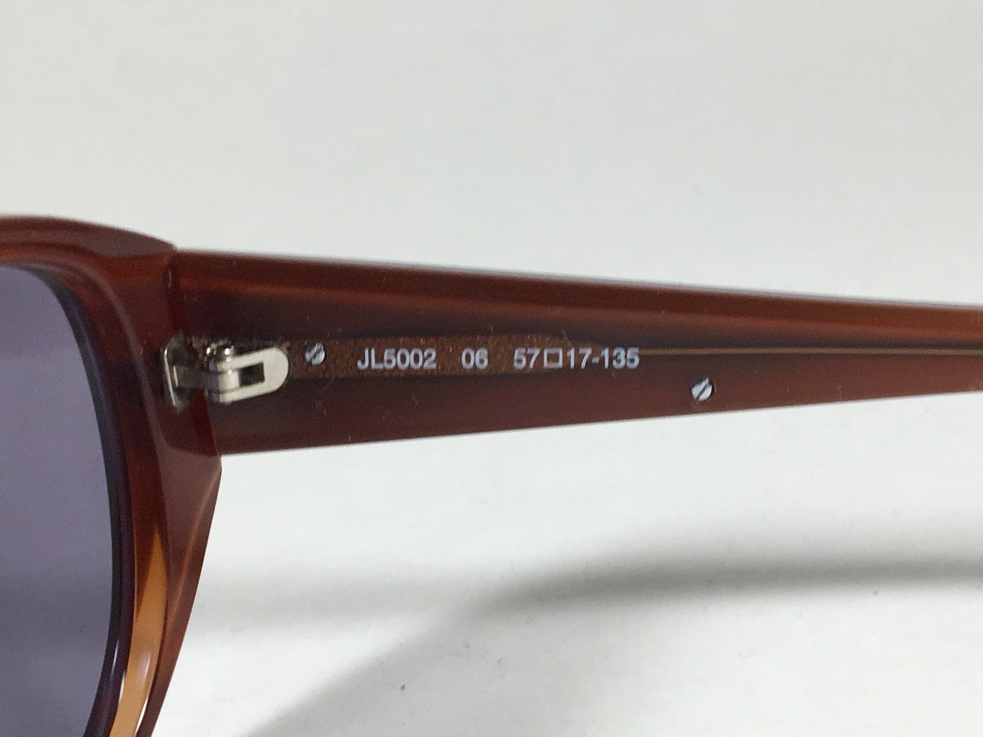 Judith Leiber Handmade Designer Sunglasses Ruby Wood Gray Lens Jl5002 06 - Sunglasses