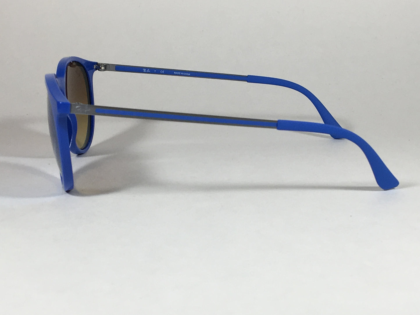 Ray-Ban Round Phantos Wayfarer Sunglasses Metal Blue Flash Rb4274 6260/b7 - Sunglasses