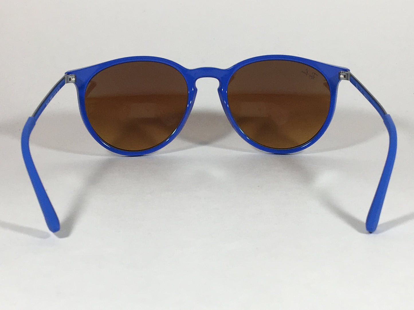 Ray-Ban Round Phantos Wayfarer Sunglasses Metal Blue Flash Rb4274 6260/b7 - Sunglasses