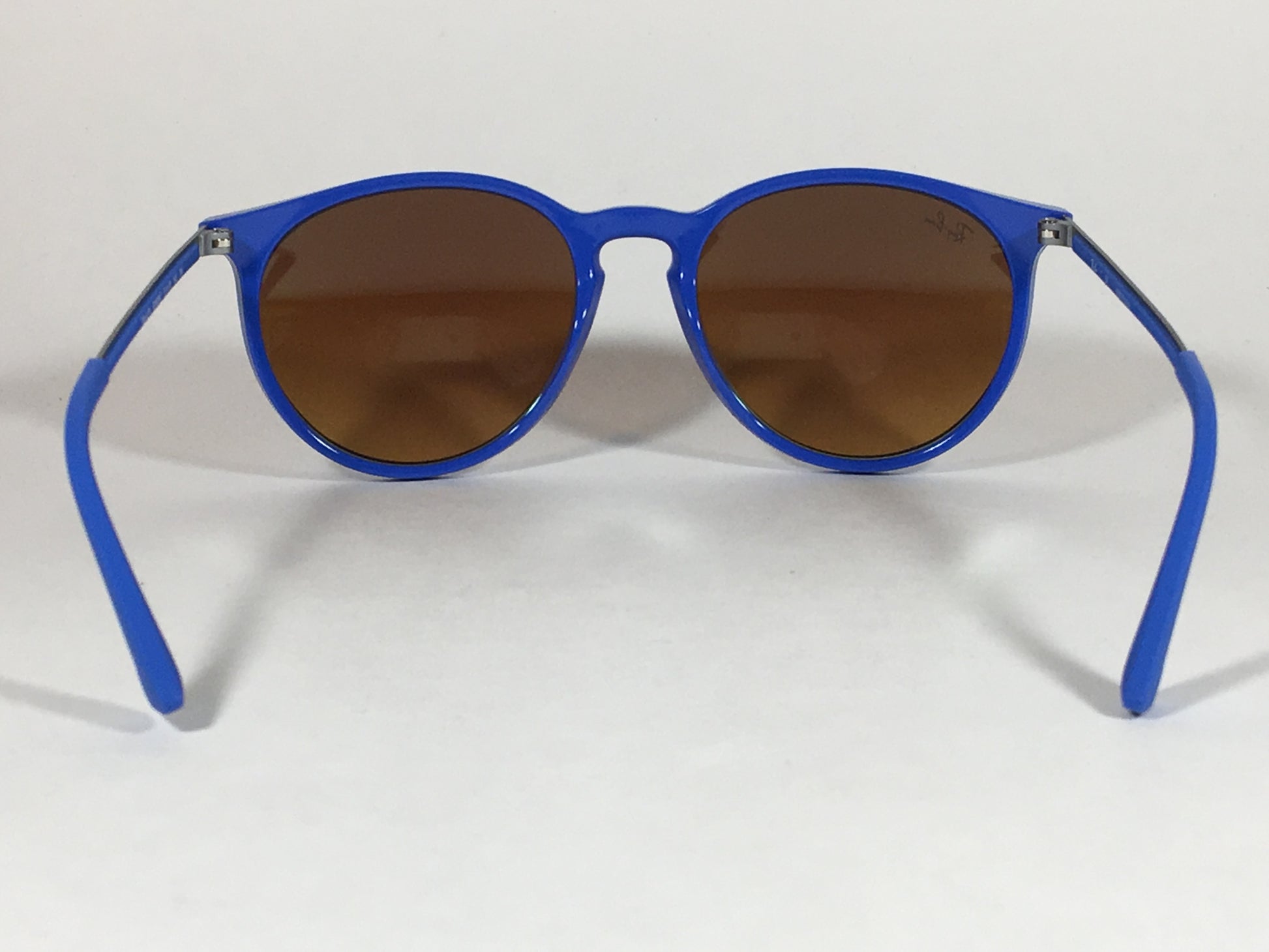 Ray-Ban Round Phantos Wayfarer Sunglasses Metal Blue Flash Rb4274 6260/b7 - Sunglasses