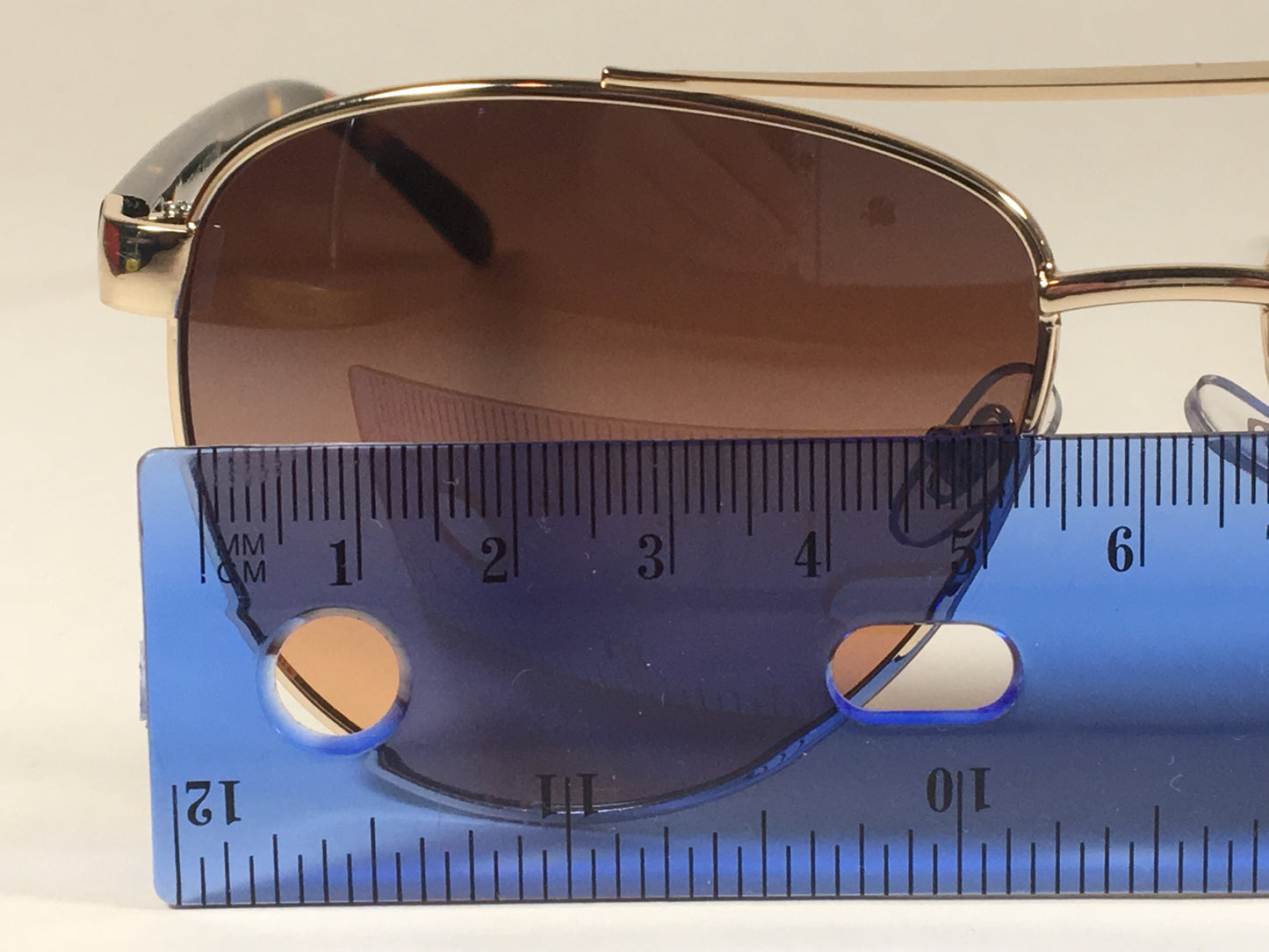 Adrienne Vittadini Womens Aviator Sunglasses Gold Tortoise Brown Gradient Lens Av3011 770 - Sunglasses