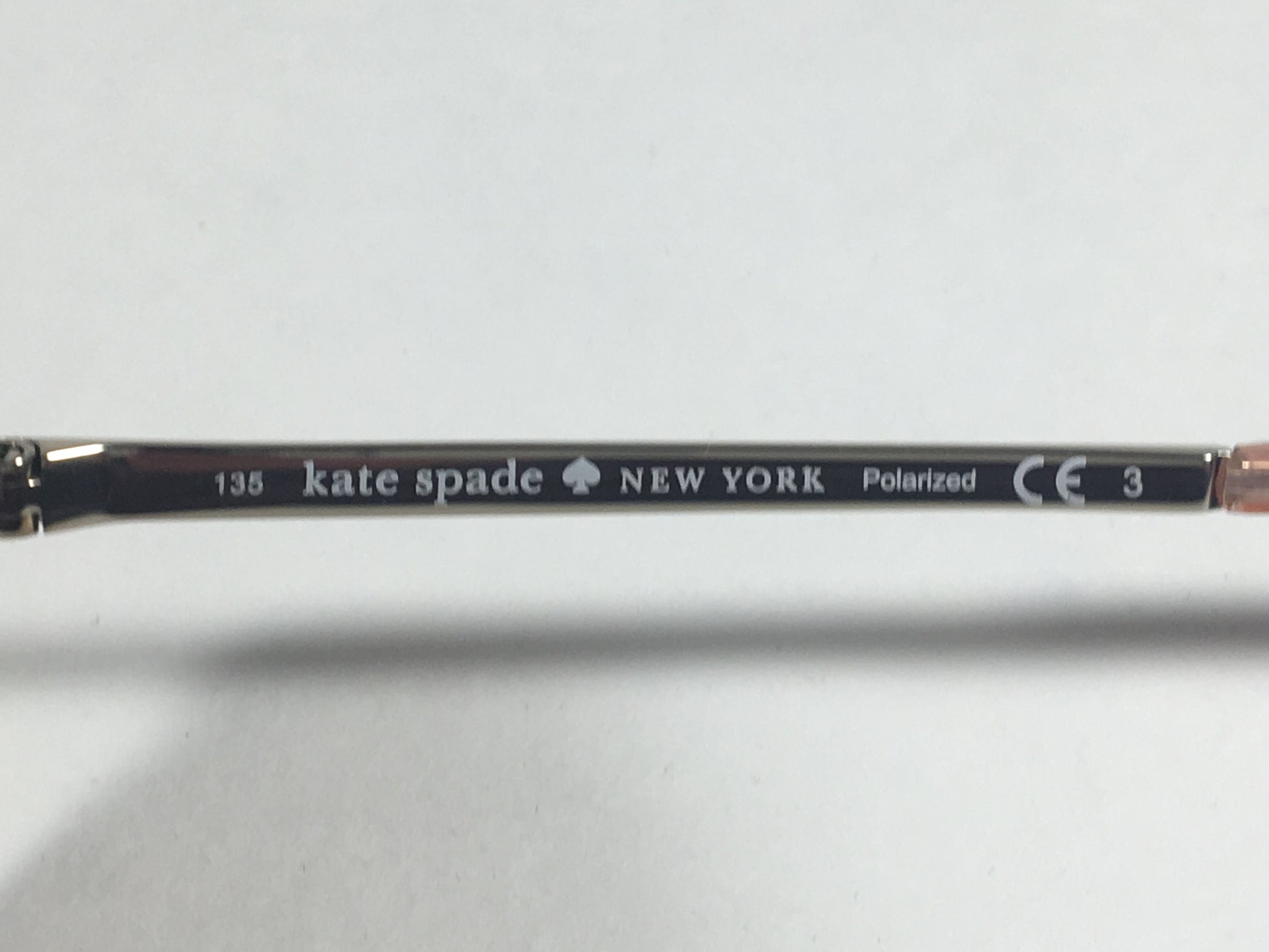 Kate Spade Polarized Candida 03Yg Vw Pilot Sunglasses Womens Silver Aviator Brown Lens - Sunglasses