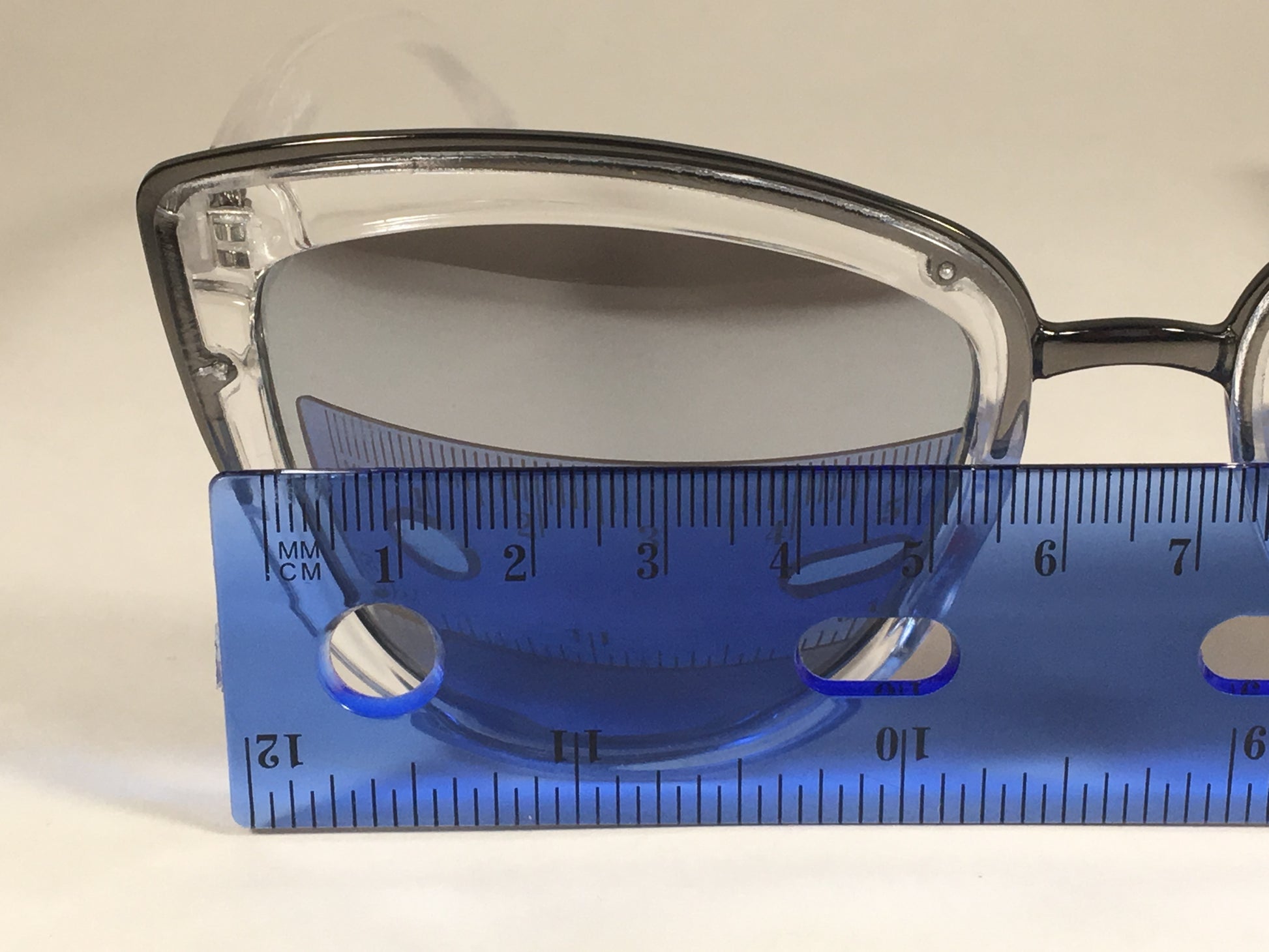 Quay My Girl Sunglasses Cat Eye Clear Crystal Silver Gray Mirror Lens Qw000065 Clr/slv - Sunglasses
