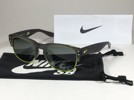 Nike Volition Sunglasses Ev0879 003 503 Clubmater Matte Crystal Gray Lime Green Gray Lens New - Sunglasses