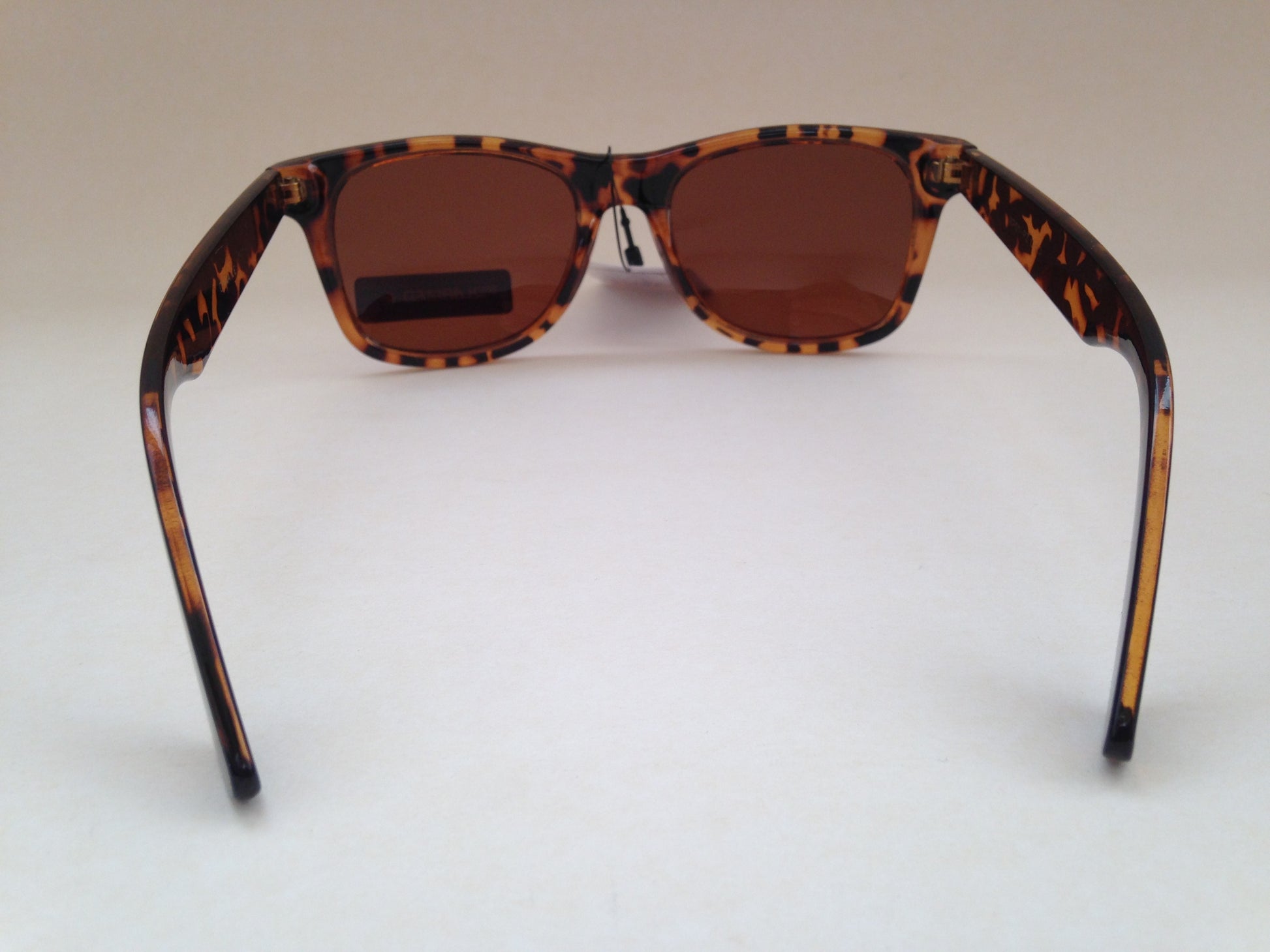 Mens Sunglasses Polarized Wf Brown Tortoise Square Original Retro Style 53 Mm - Sunglasses