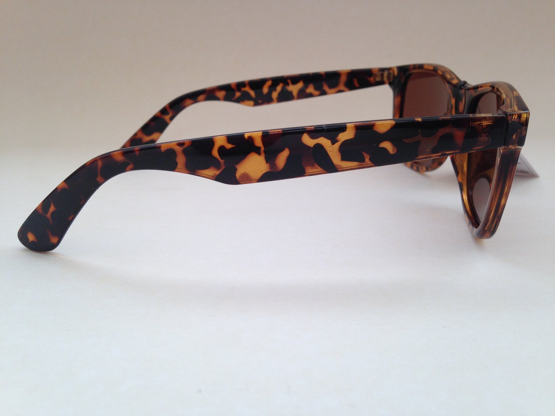 Mens Sunglasses Polarized Wf Brown Tortoise Square Original Retro Style 53 Mm - Sunglasses