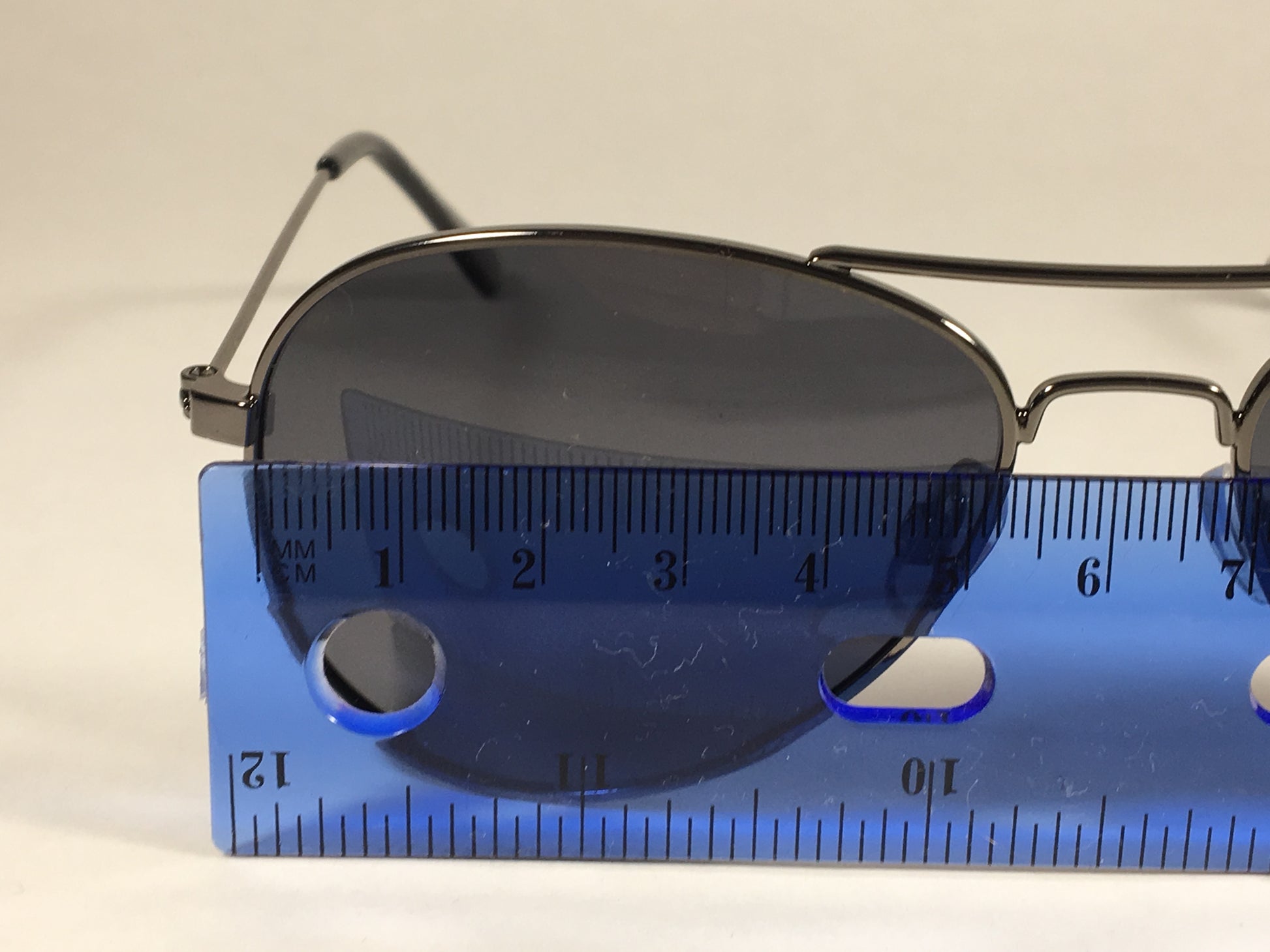 Polaroid Polarized Aviator Pilot Sunglasses Gunmetal Gray Metal Wire P0233A A4X Gun 56Mm - Sunglasses