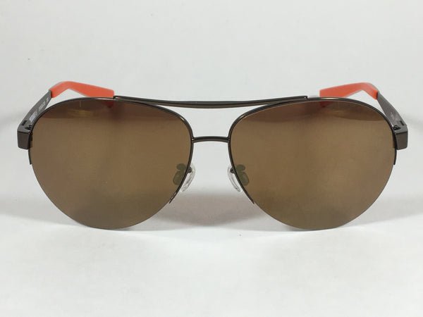 Nike Vintage 84 Aviator Pilot Sunglasses EV0636 203 501 Brown Mirror L