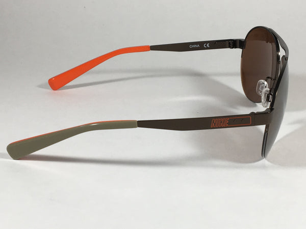 Nike Vintage 84 Aviator Pilot Sunglasses EV0636 203 501 Brown Mirror L