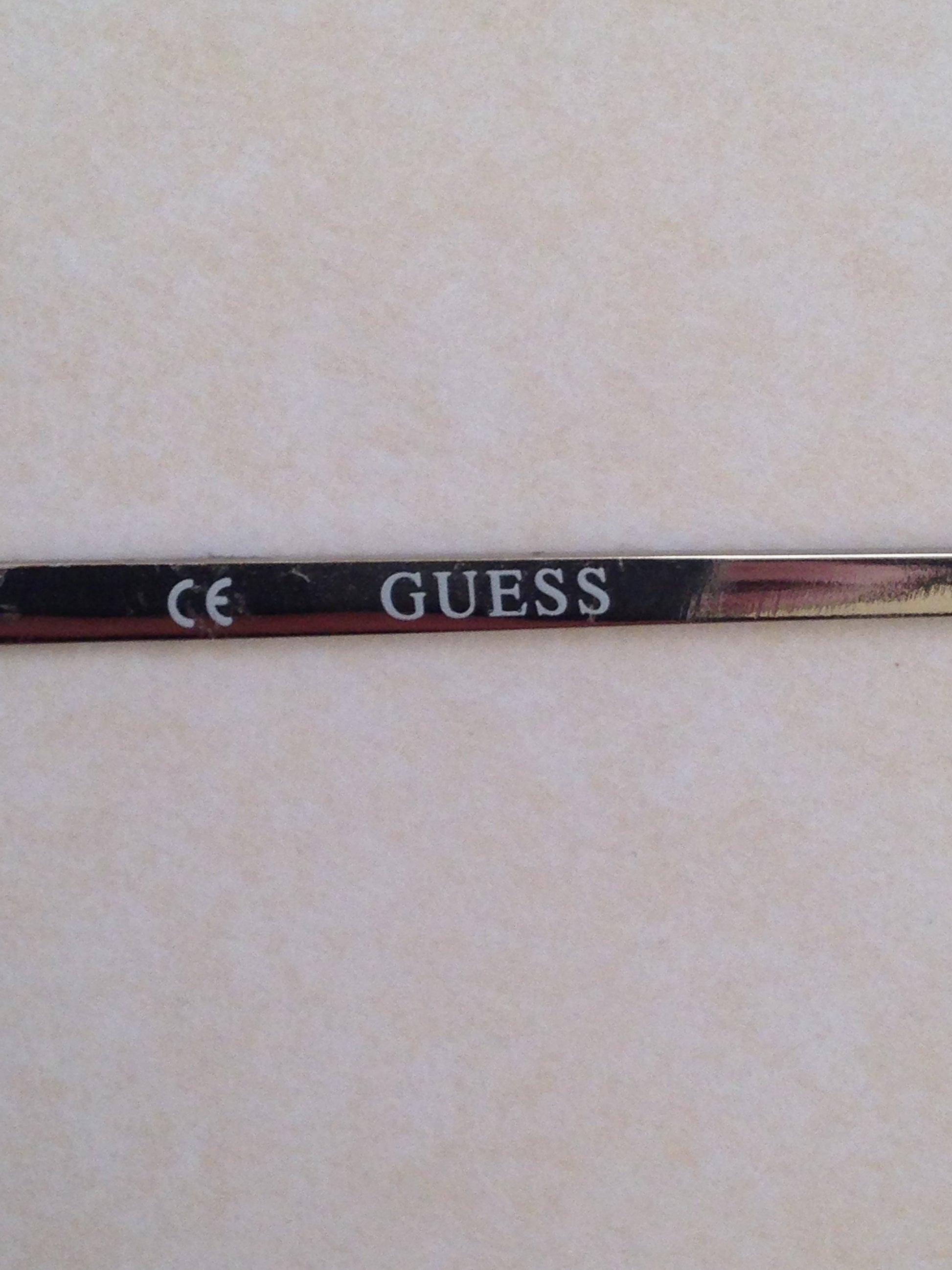 Guess Womens Aviator Sunglasses Gf0267 10A Silver Metal Frame Purple Gray Lens New - Sunglasses