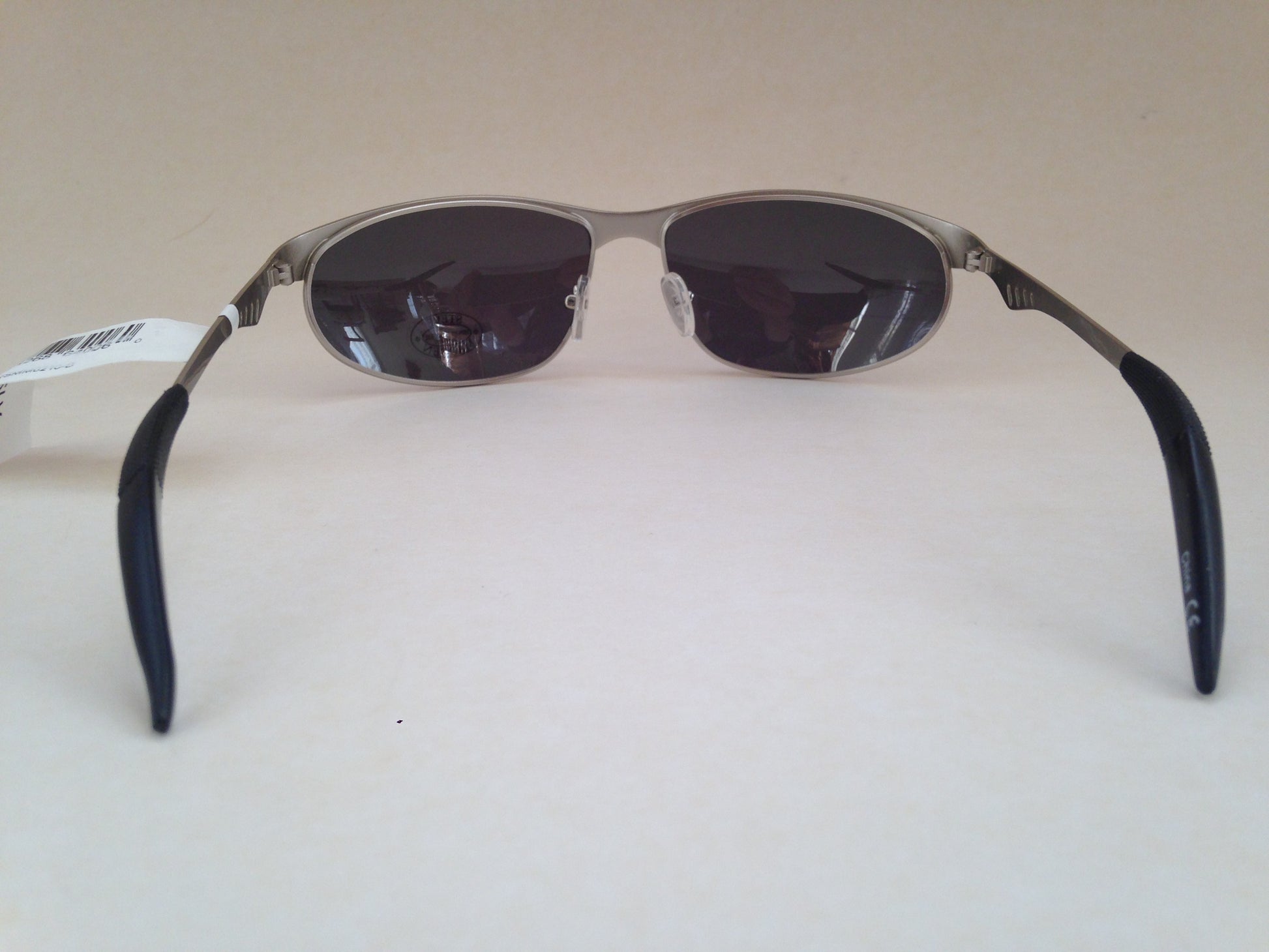 Steve Madden Polarized Sport Sunglasses Silver Metal Frame Gray Lens S3047P Slv - Sunglasses