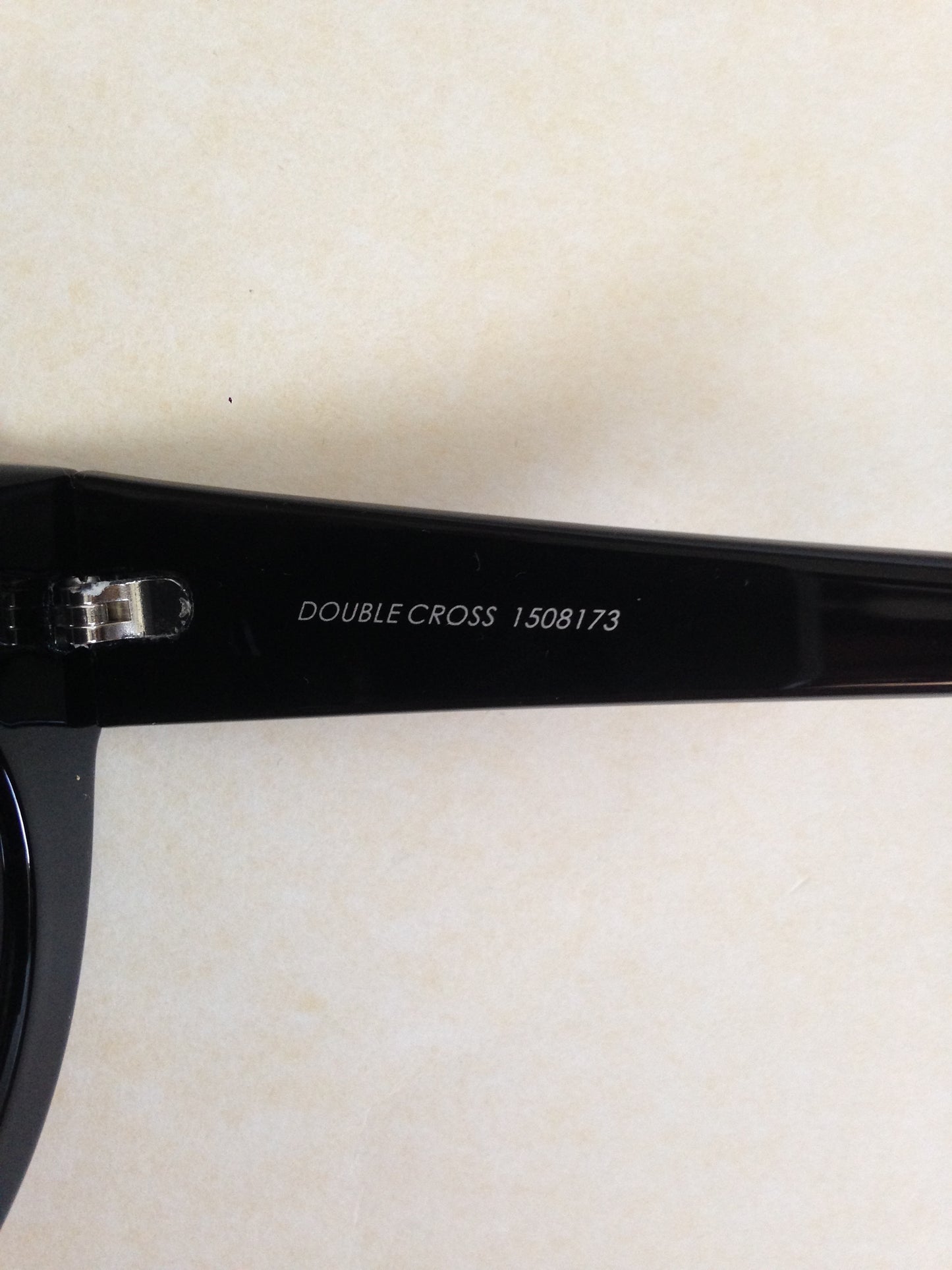 Minkpink Sunglasses New Authentic Double Cross Round Cat Eye Black With Leopard - Sunglasses