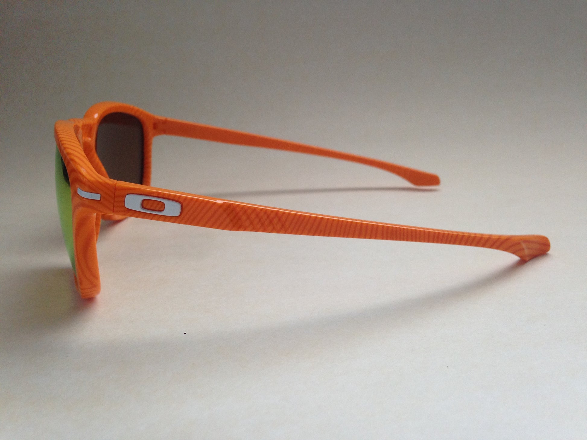 Oakley Enduro Sport Sunglasses Fingerprint Atomic Orange Fire Iridium Mirror Lens Oo9223-22 - Sunglasses
