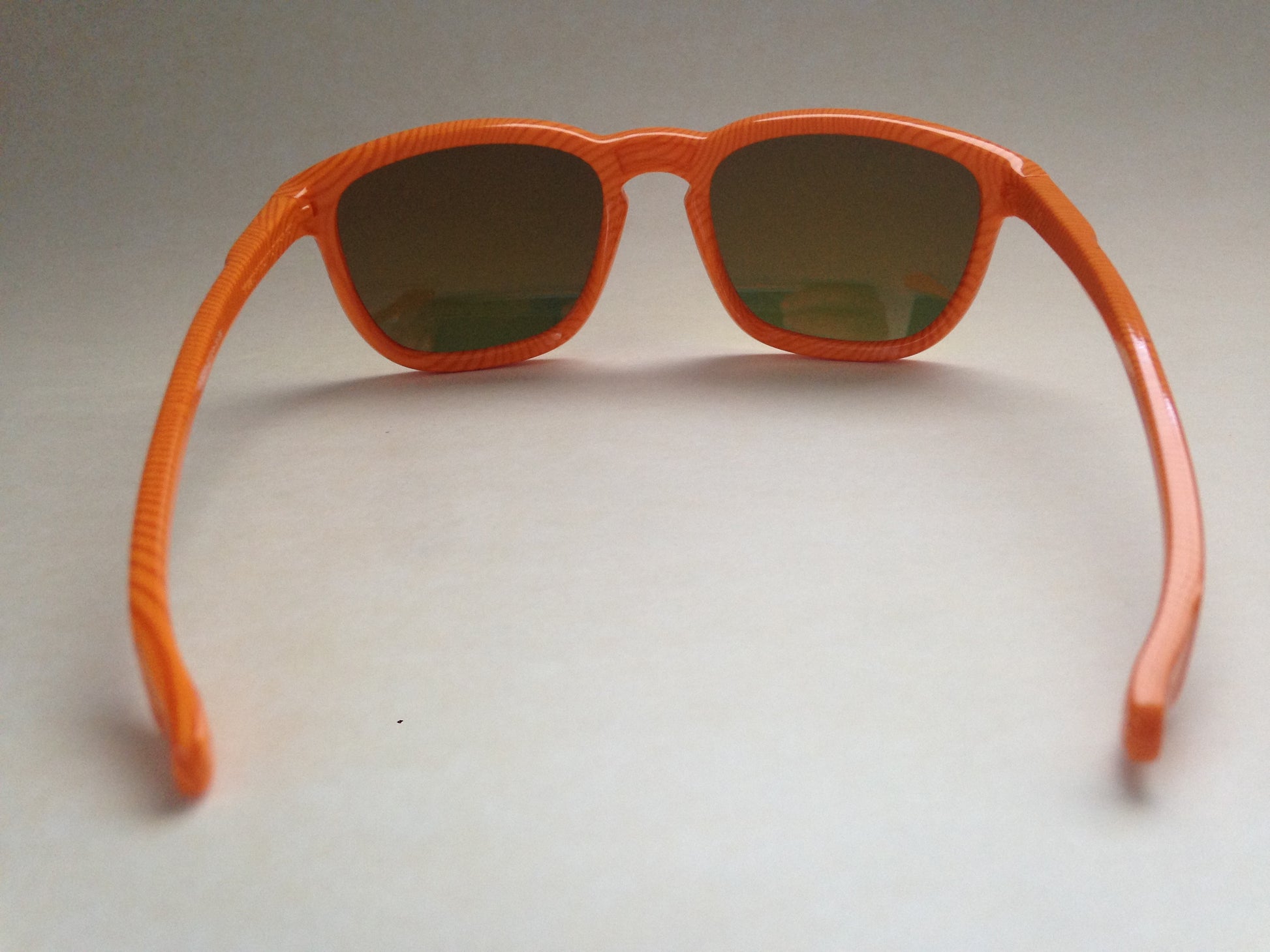 Oakley Enduro Sport Sunglasses Fingerprint Atomic Orange Fire Iridium Mirror Lens Oo9223-22 - Sunglasses
