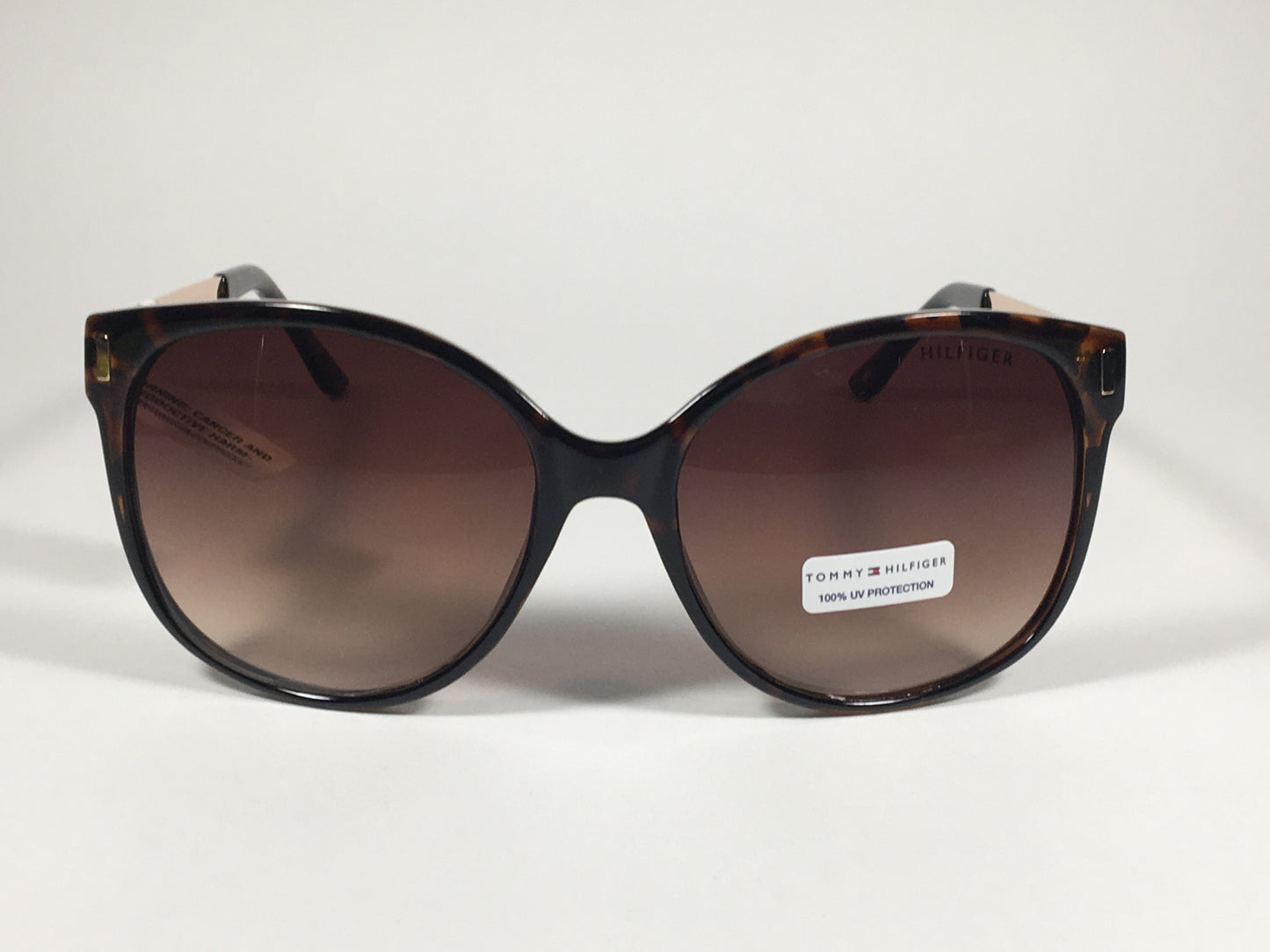Tommy Hilfiger Breeda Sunglasses Brown Tortoise Gold Tone Frame Brown Gradient Lens BREEDA WP OL429 - Sunglasses