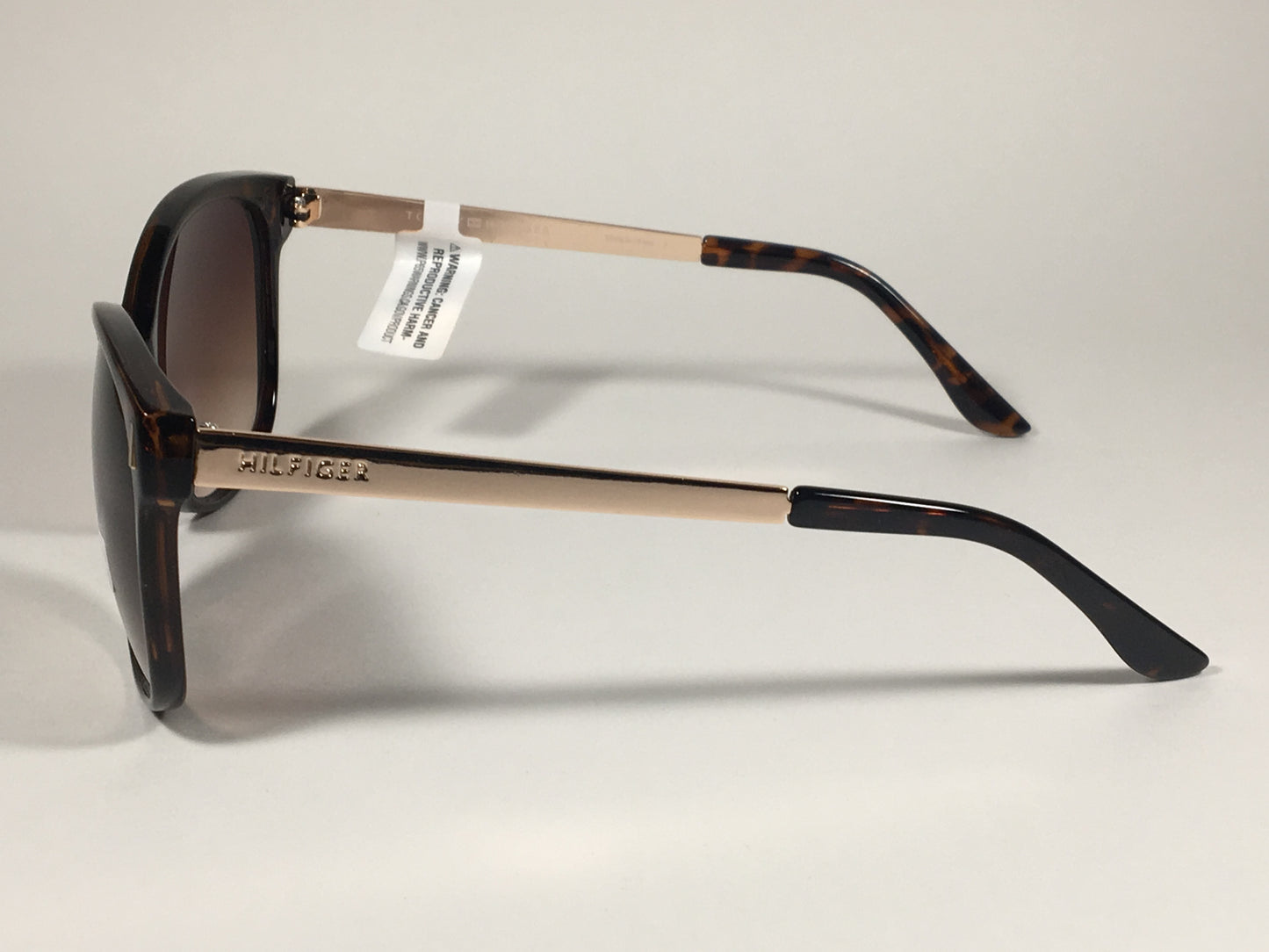 Tommy Hilfiger Breeda Sunglasses Brown Tortoise Gold Tone Frame Brown Gradient Lens BREEDA WP OL429 - Sunglasses