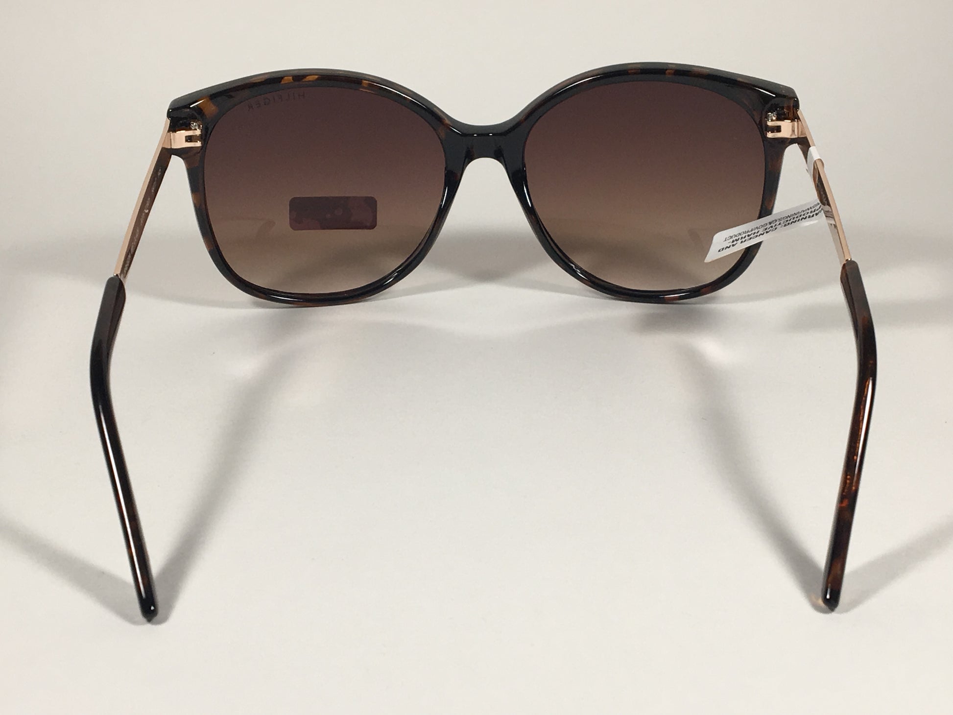 Tommy Hilfiger Breeda Sunglasses Brown Tortoise Gold Tone Frame Brown Gradient Lens BREEDA WP OL429 - Sunglasses