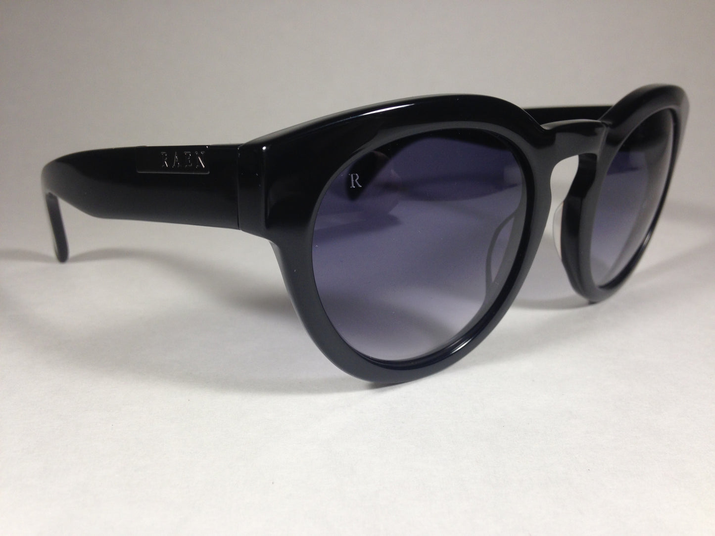 Raen Strada Sunglasses Round Keyhole Black Smoke Gray Gradient Lens Sta-001-Gradsmk - Sunglasses
