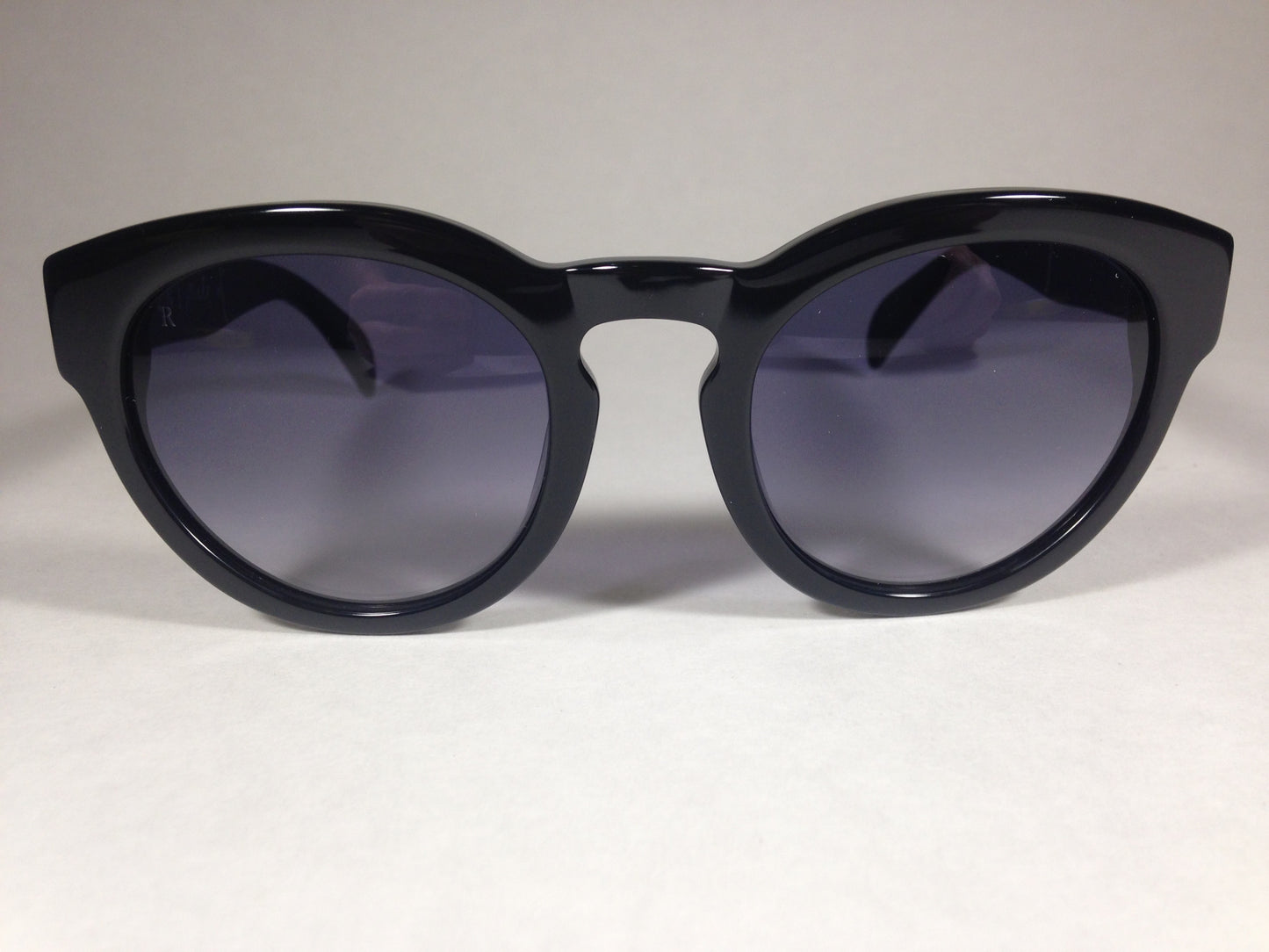 Raen Strada Sunglasses Round Keyhole Black Smoke Gray Gradient Lens Sta-001-Gradsmk - Sunglasses