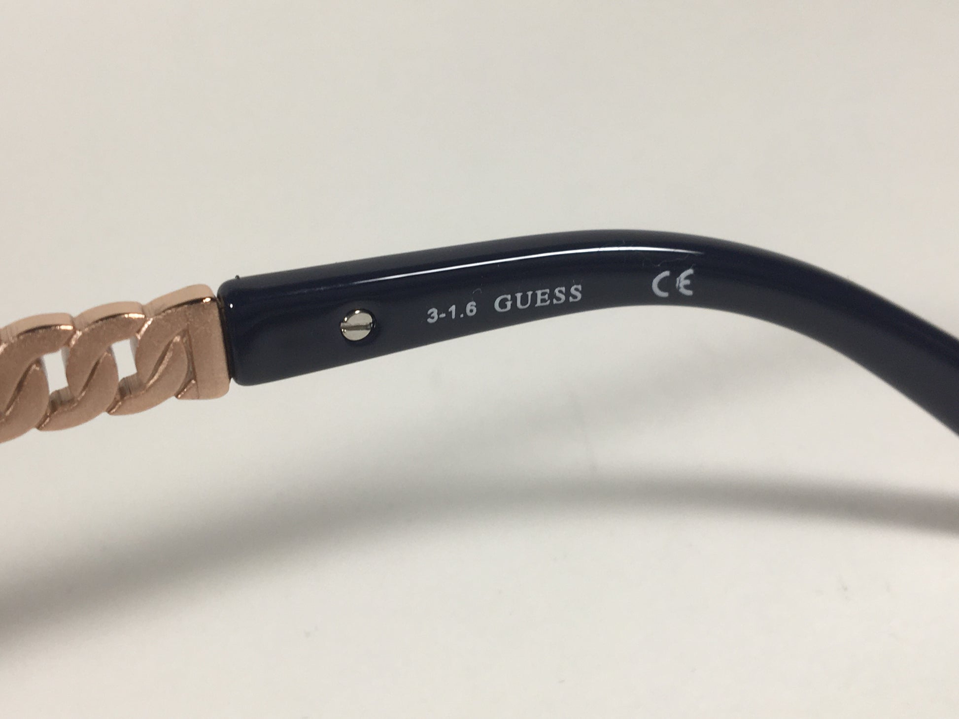 Guess Square Sunglasses GU7403 29X Matte Rose Gold Blue Mirror Lens - Sunglasses