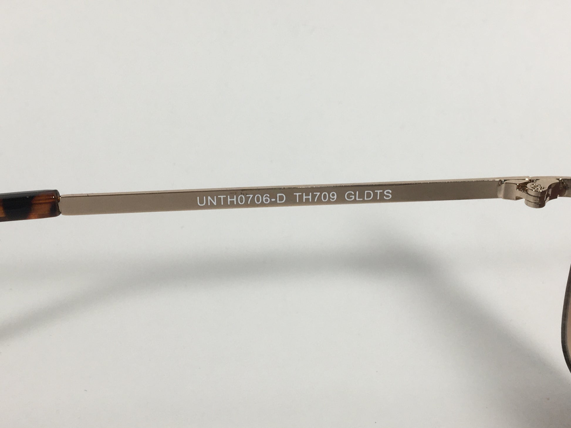 Tahari Rimless Butterfly Sunglasses Brown Tortoise And Gold Frame Brown Gradient Lens TH709 GLDTS - Sunglasses