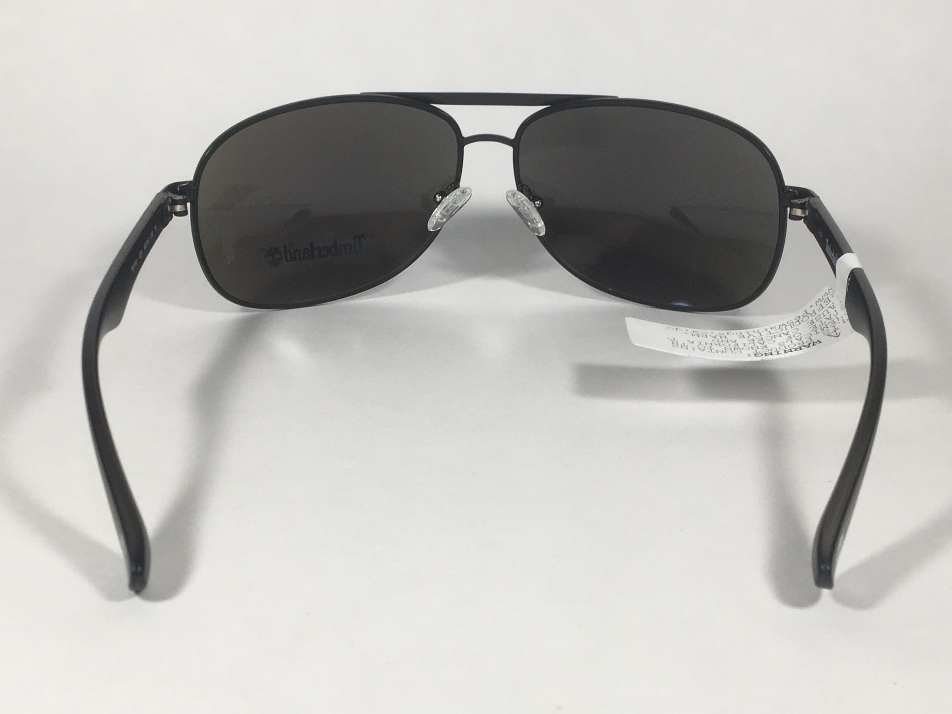 Timberland Aviator Sunglasses Matte Black Frame Blue Mirror Lens TB7151 02X - Sunglasses