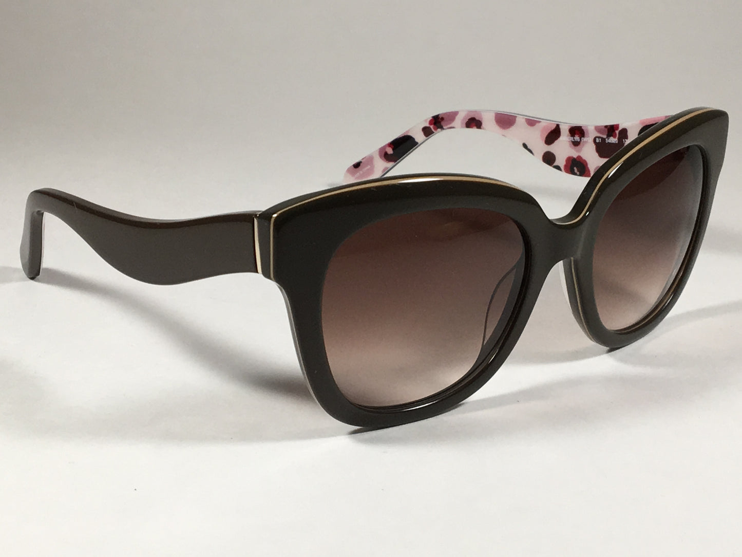 Kate Spade Amberly/s 0w53 b1 Hello Sunshine Cat Eye Sunglasses Brown With Brown Gradient - Sunglasses