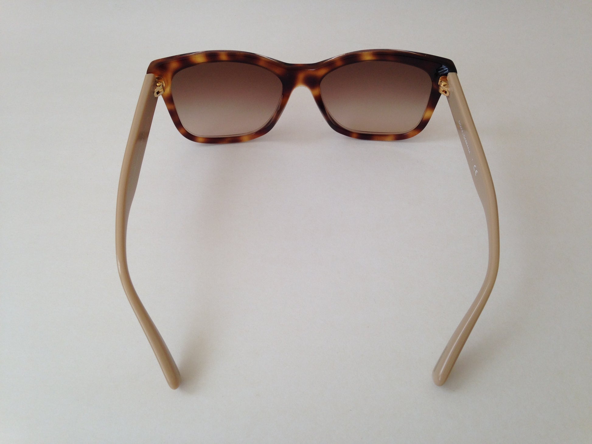 Dolce Gabbana Womens Square Sunglasses D&g Havana Brown Logo Mens Dg4158P - Sunglasses