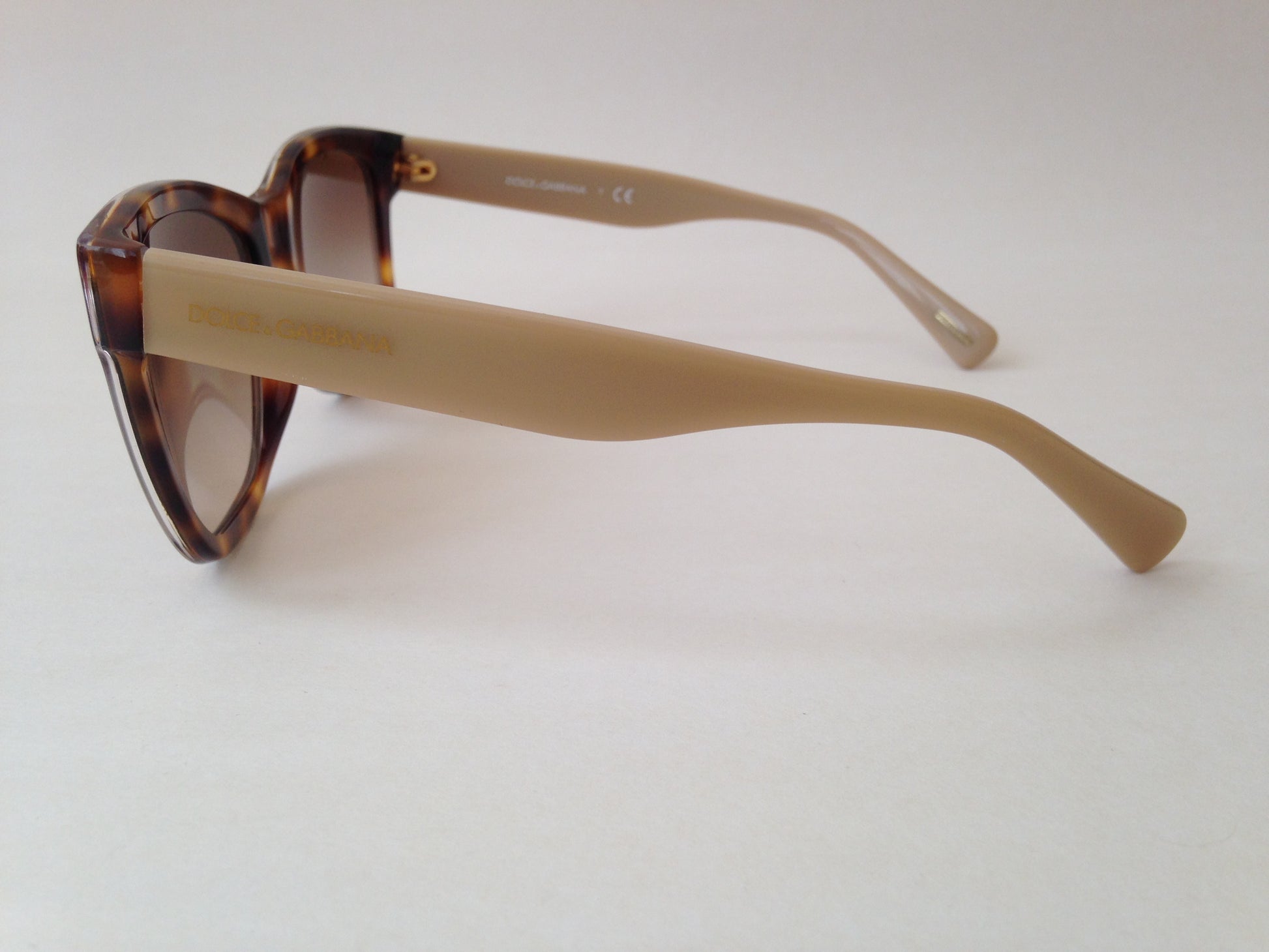 Dolce Gabbana Womens Square Sunglasses D&g Havana Brown Logo Mens Dg4158P - Sunglasses
