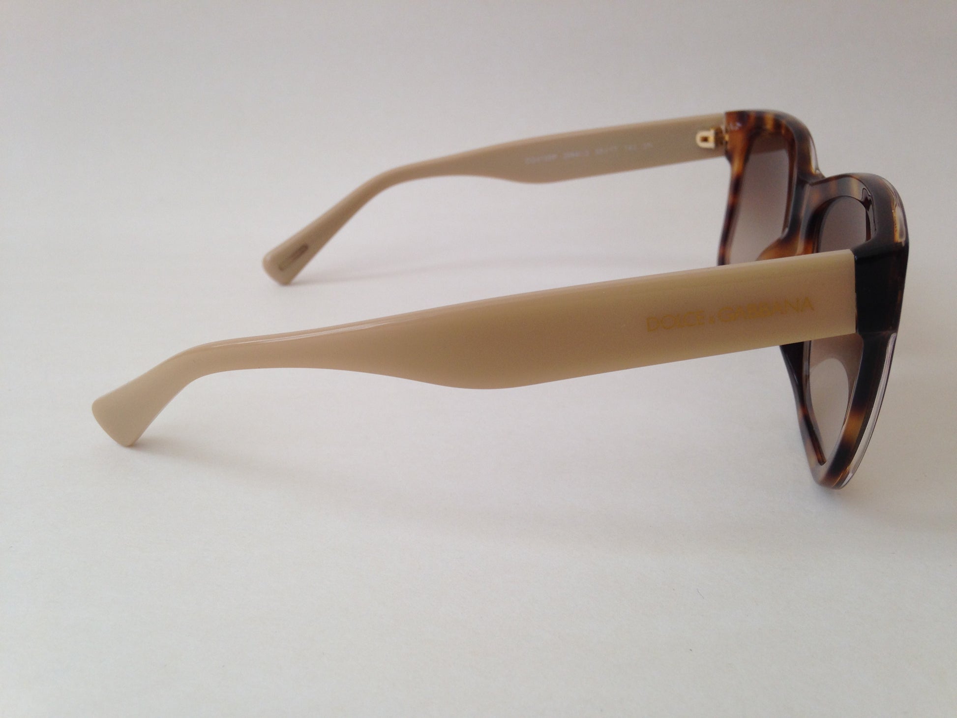Dolce Gabbana Womens Square Sunglasses D&g Havana Brown Logo Mens Dg4158P - Sunglasses