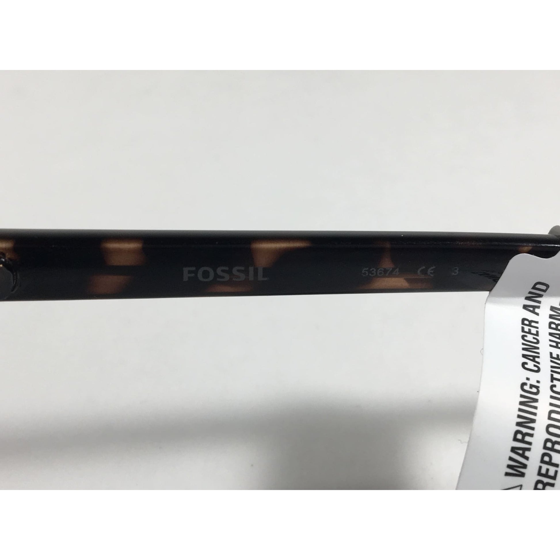Fossil Fw95 Aviator Keyhole Sunglasses Brown Tortoise Frame Brown Gradient Lens - Sunglasses